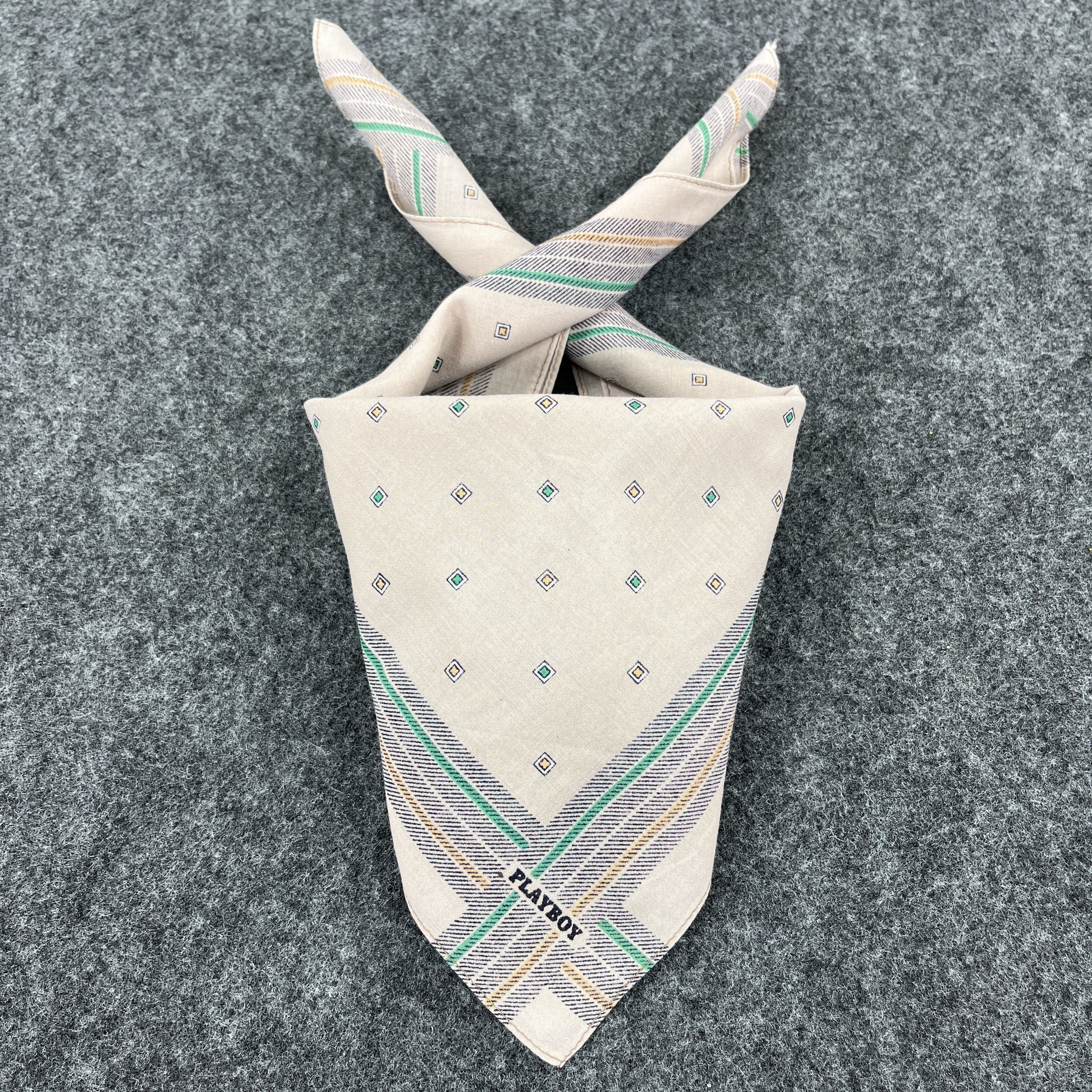 Playboy × Vintage Playboy Handkerchief / Bandana / Neckerchief B337 Size ONE SIZE - 1 Thumbnail