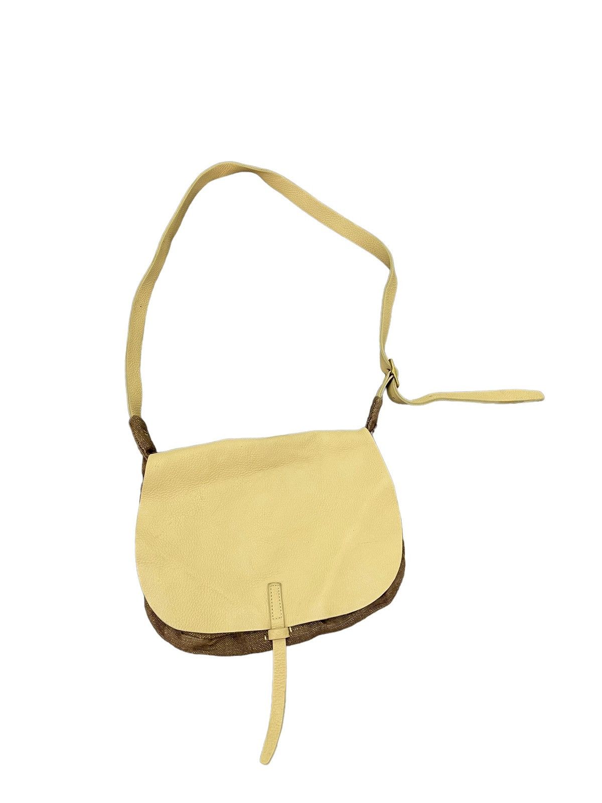 Handmade Leather Cross Body Bag Koos Handcraft Woven Cotton 2🟩 Size ONE SIZE - 2 Thumbnail