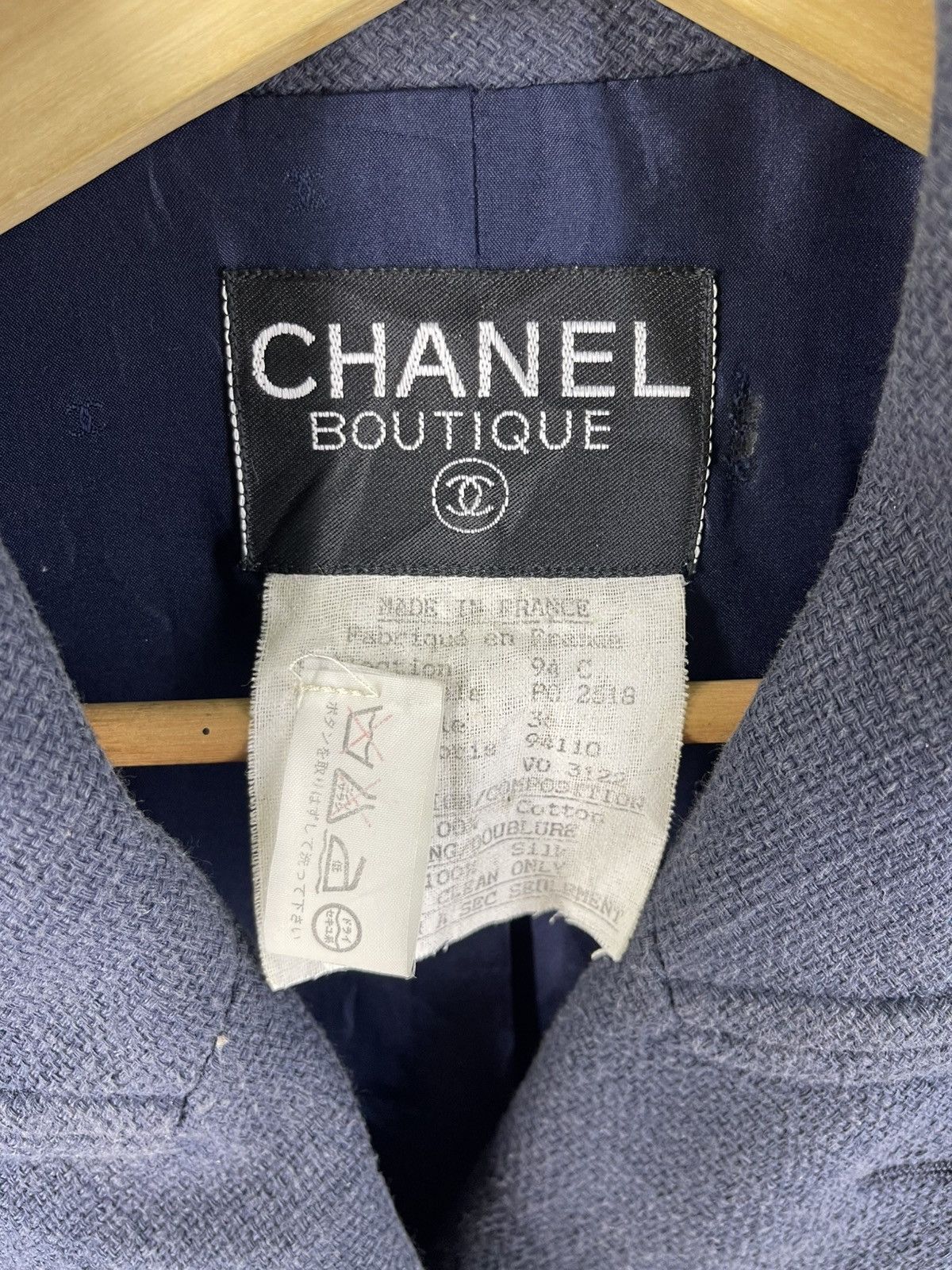 Chanel Vintage 1990's Chanel Double Breasted Jacket Rare Size XS / US 0-2 / IT 36-38 - 18 Thumbnail