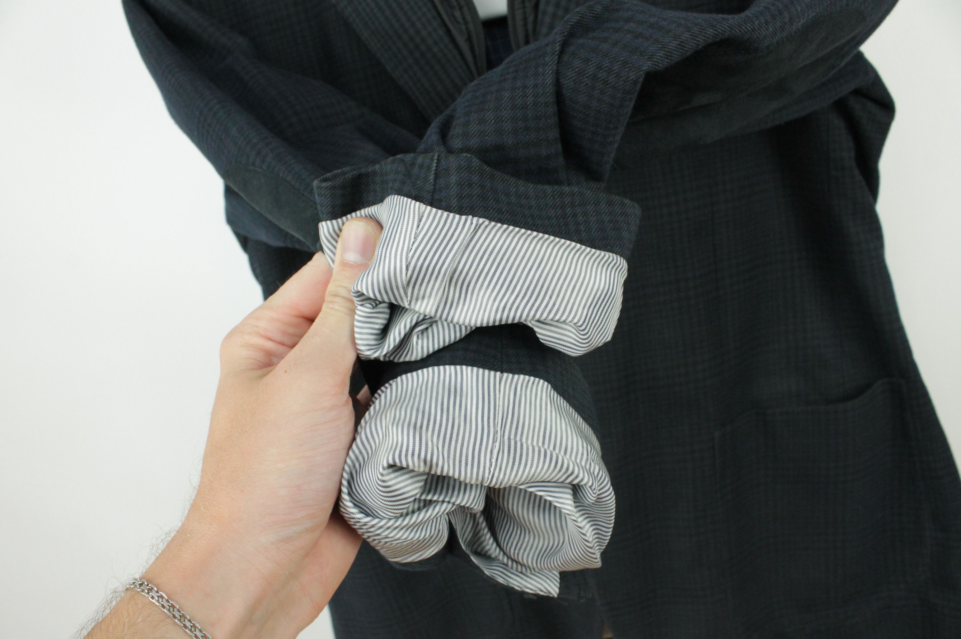 Massimo Dutti Massimo Dutti Extrafine Cotton Zip Lining Blazer Jacket Size US L / EU 52-54 / 3 - 6 Thumbnail