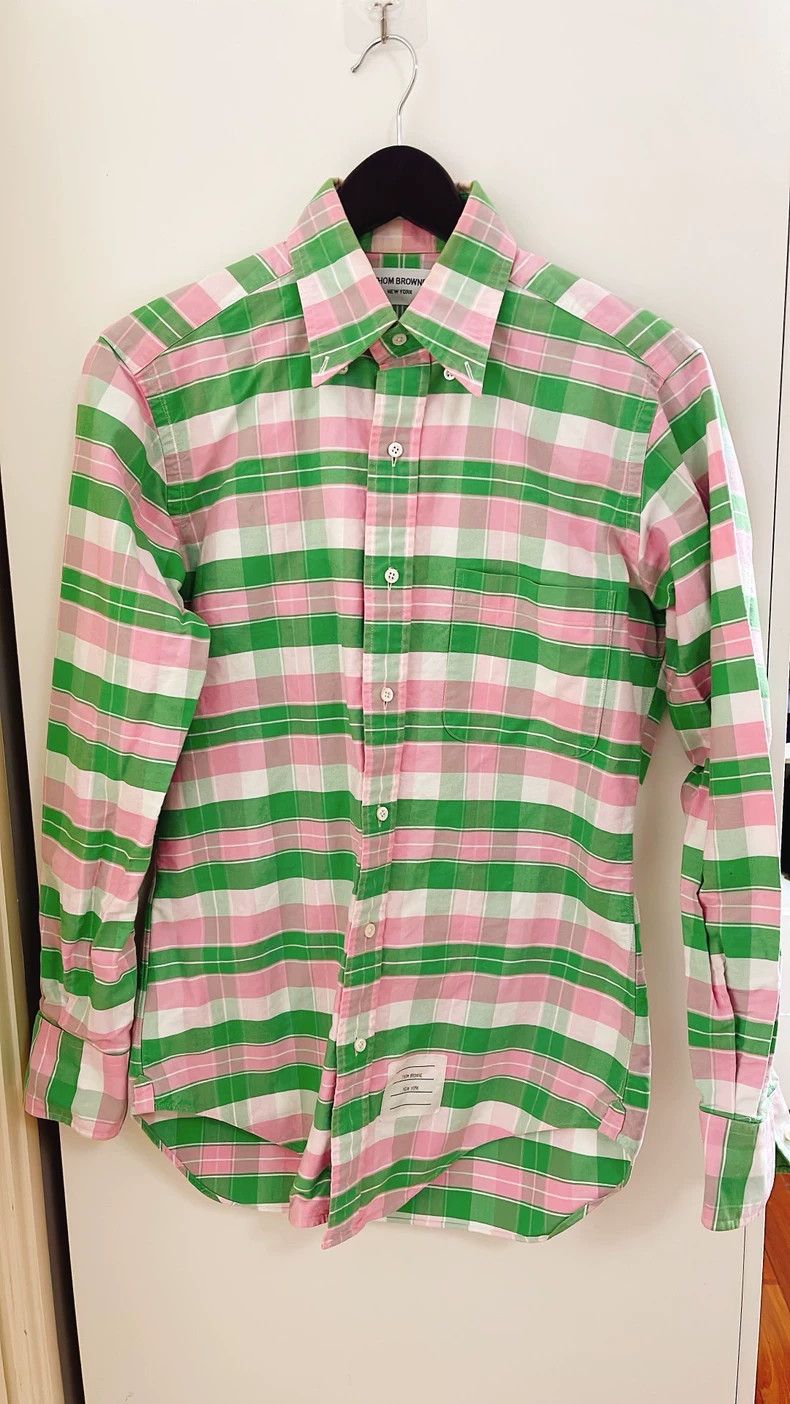 Thom Browne Thom Browne plaid shirt Size US S / EU 44-46 / 1 - 1 Thumbnail