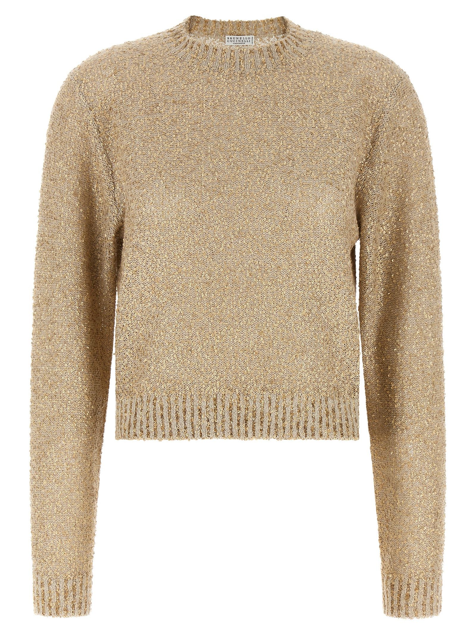 Brunello Cucinelli Micro Sequin Sweater Size S / US 4 / IT 40 - 1 Thumbnail