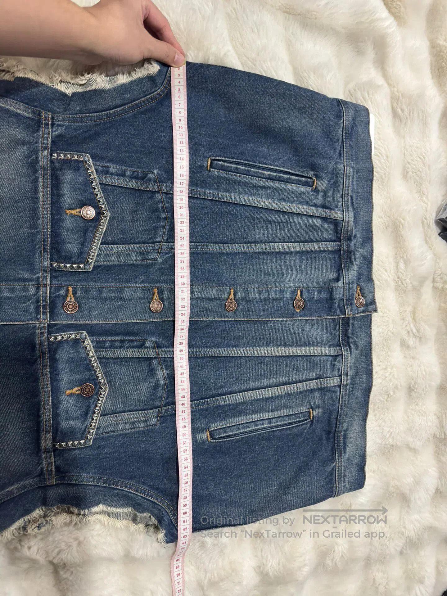 Celine CELINE Studded Heavy Denim Vest| Size US M / EU 48-50 / 2 - 7 Thumbnail