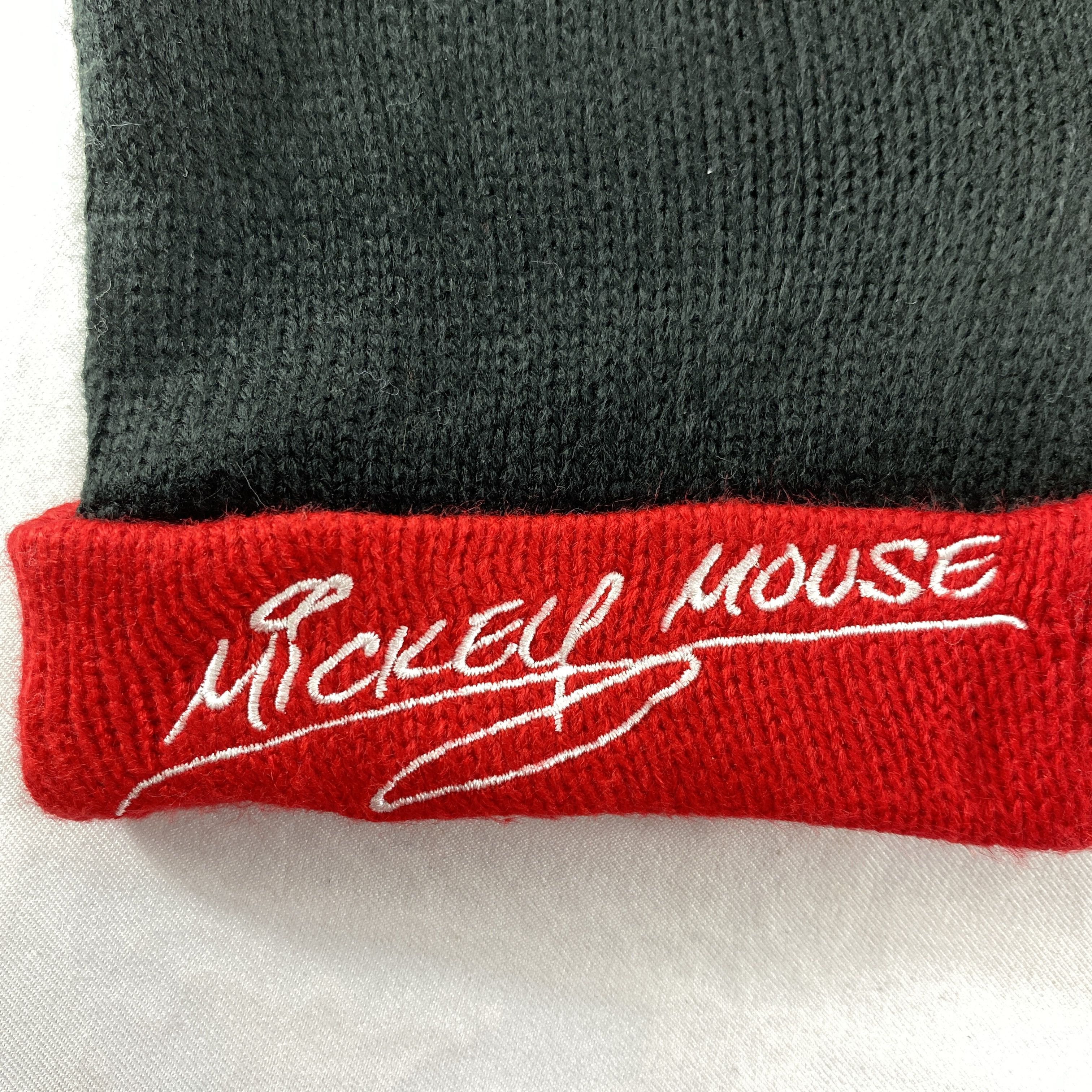 Japanese Brand Mickey Mouse Embroidery Snow Cap Hat Beanie BN635 Size ONE SIZE - 7 Thumbnail