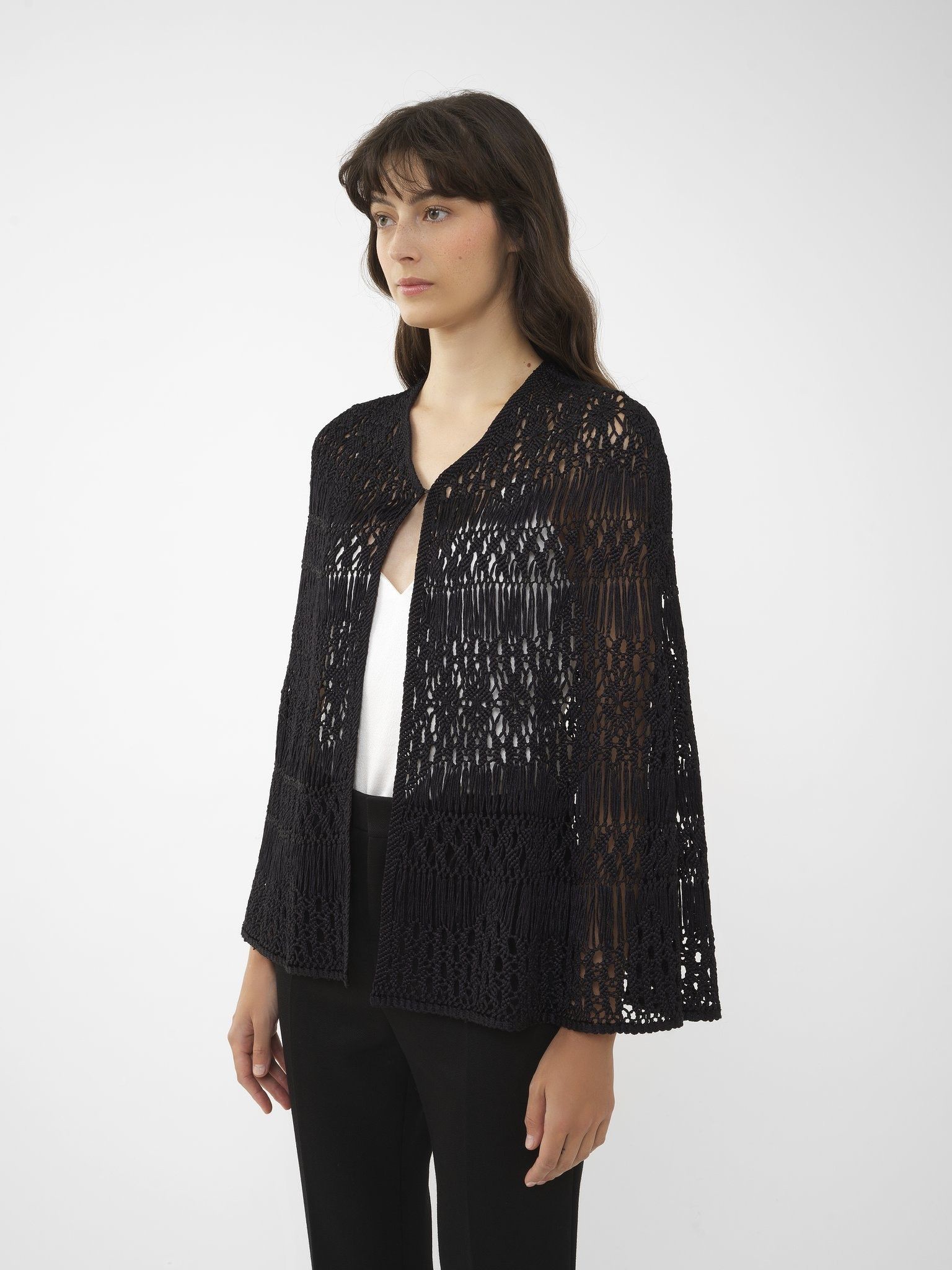 Chloe o1loc1c0325 CHC24 Coat in Black Size S / US 4 / IT 40 - 3 Thumbnail