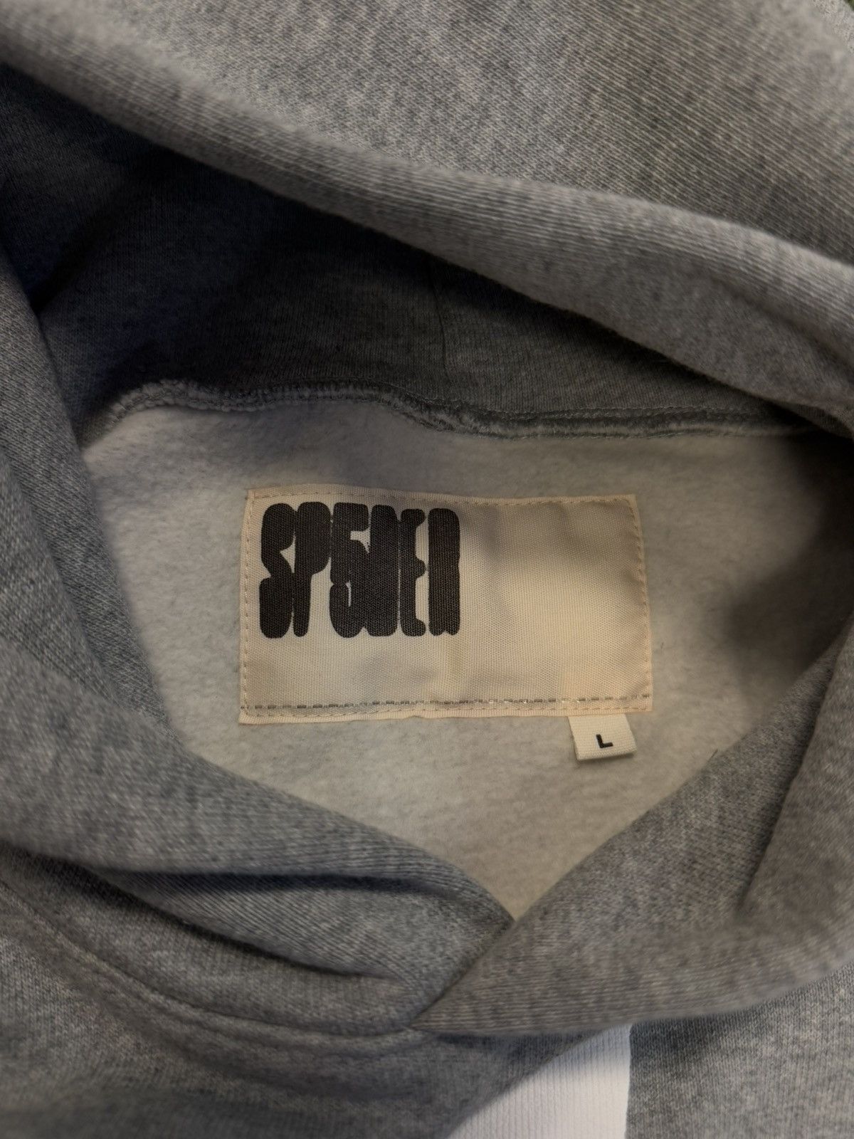 Sp5der Sp5der Worldwide Grey Beluga Hoodie Size L (NEW) Size US L / EU 52-54 / 3 - 6 Thumbnail