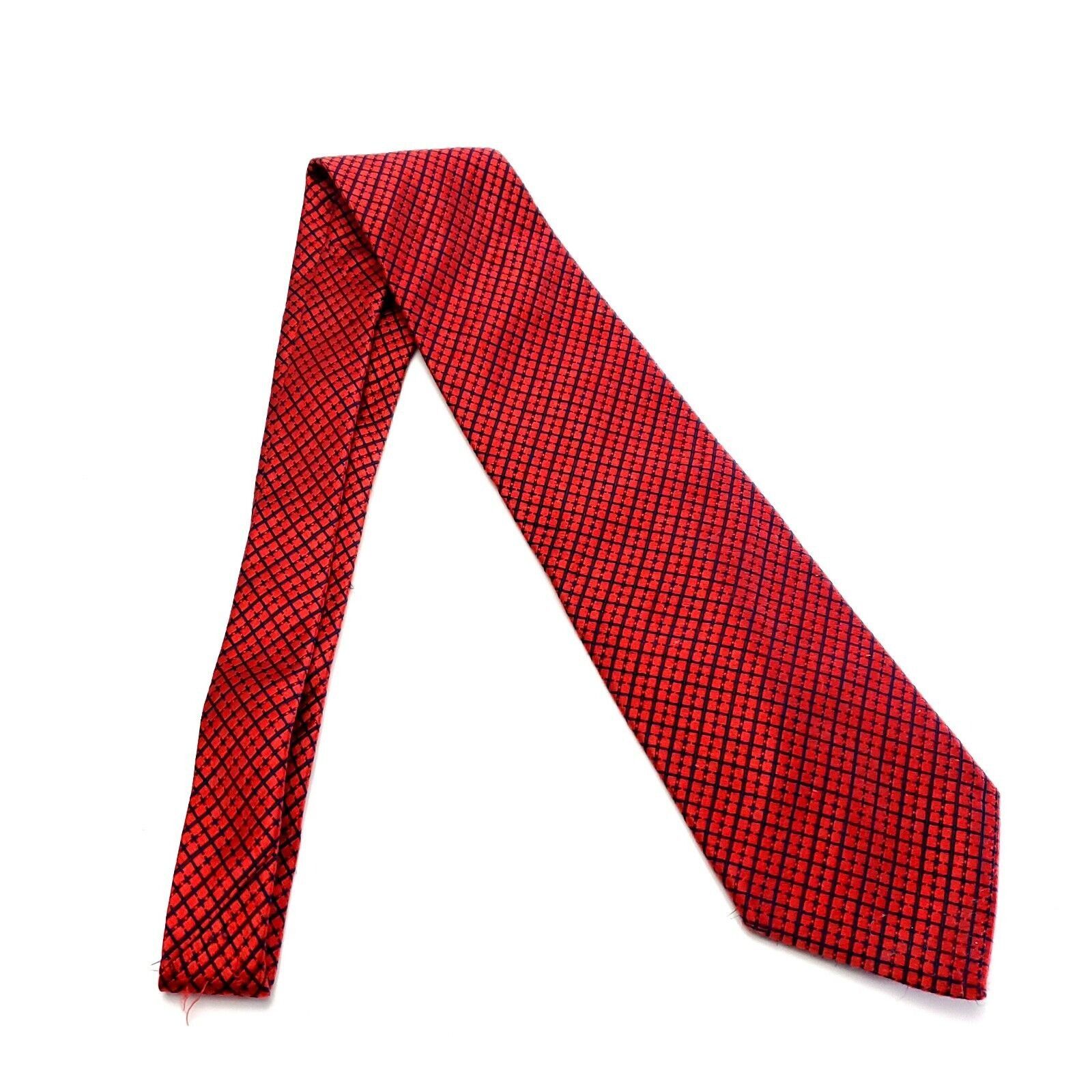 Jos. A. Bank Jos A Bank Signature Collection Silk Tie Woven Red Black Che Size ONE SIZE - 7 Thumbnail