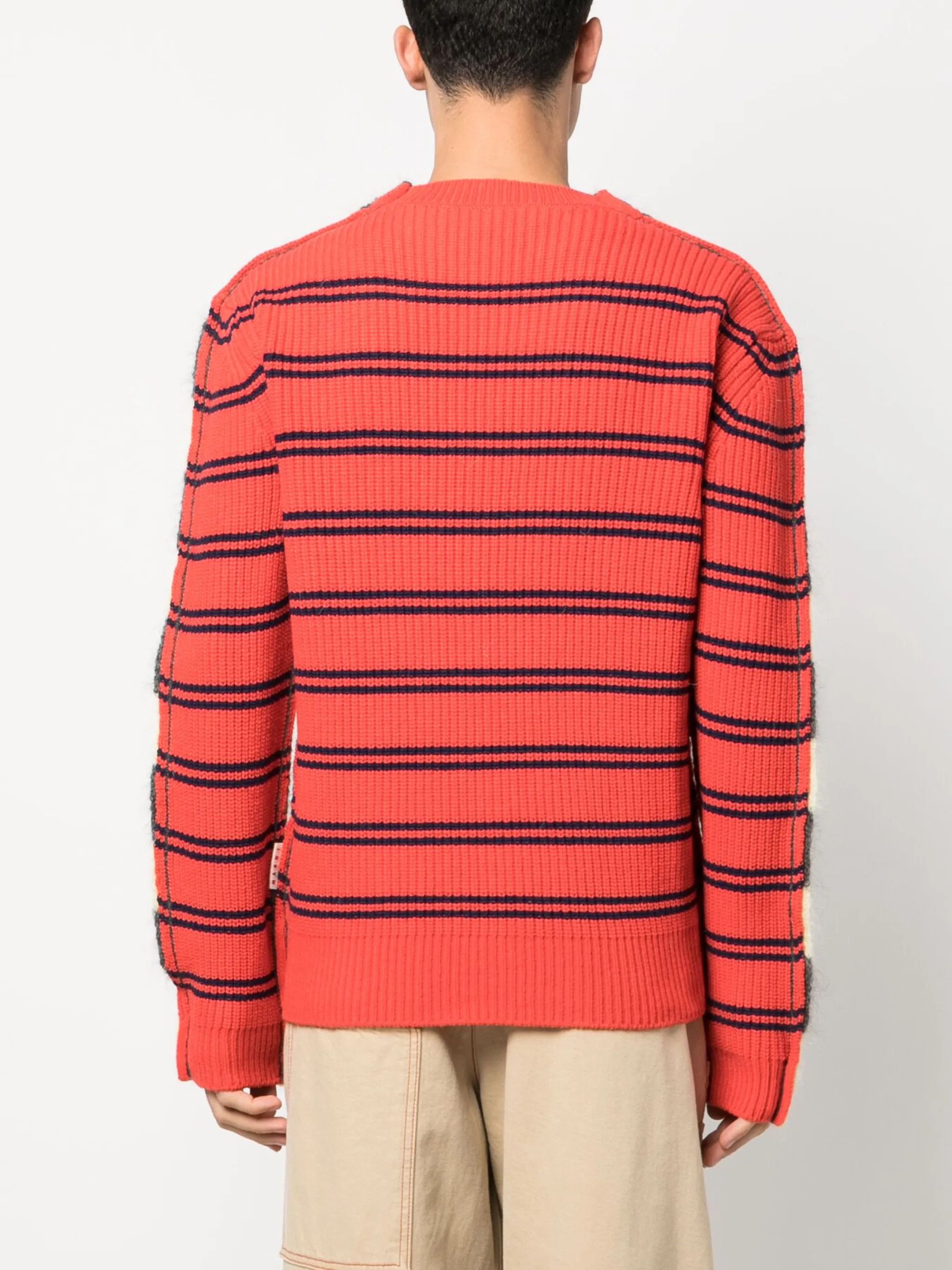 Marni o1y0225 Crewneck Sweater in Multicolor Size US M / EU 48-50 / 2 - 4 Thumbnail