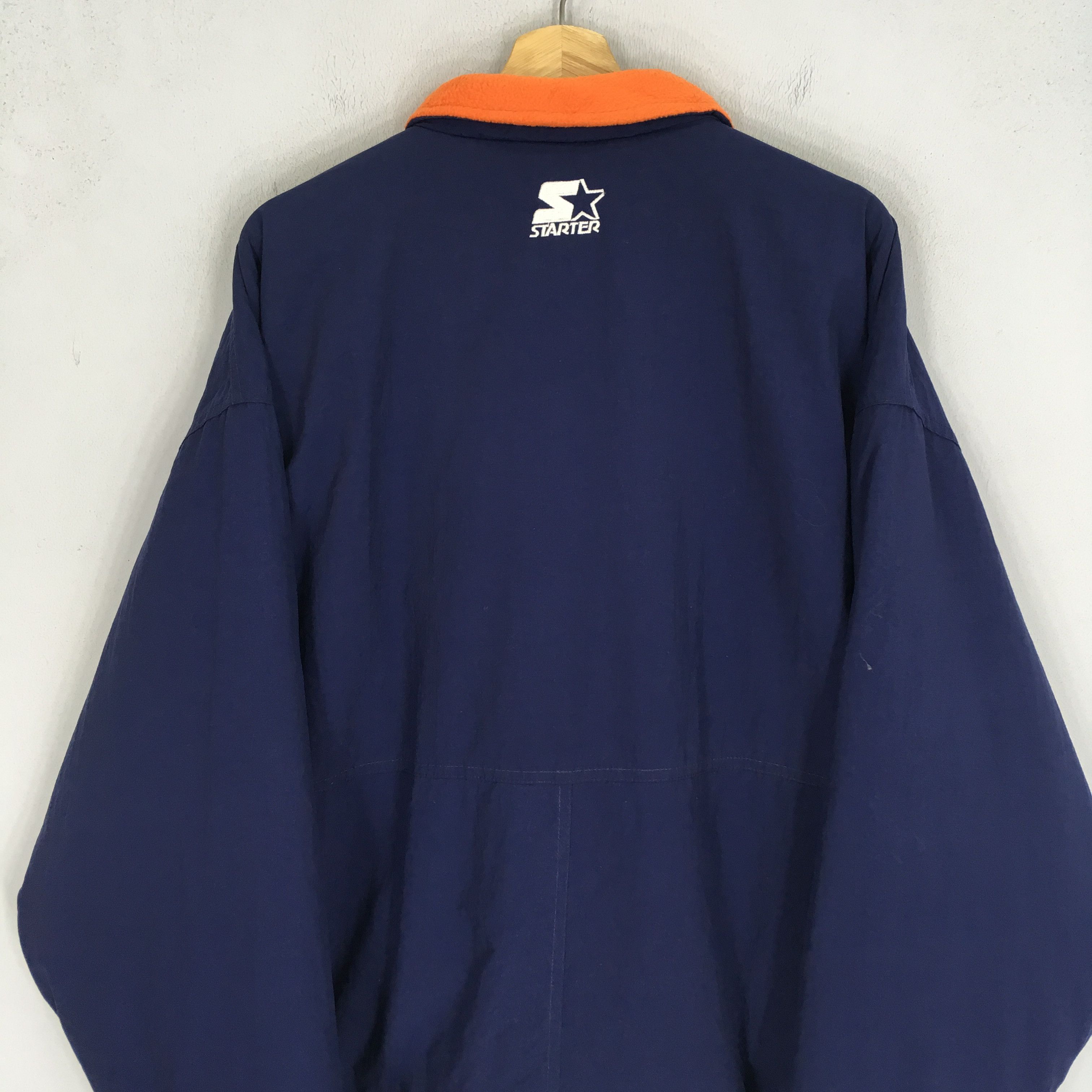 NFL Vintage 90's Denver Broncos Starter NFL Team Varsity Jacket Size US L / EU 52-54 / 3 - 8 Thumbnail