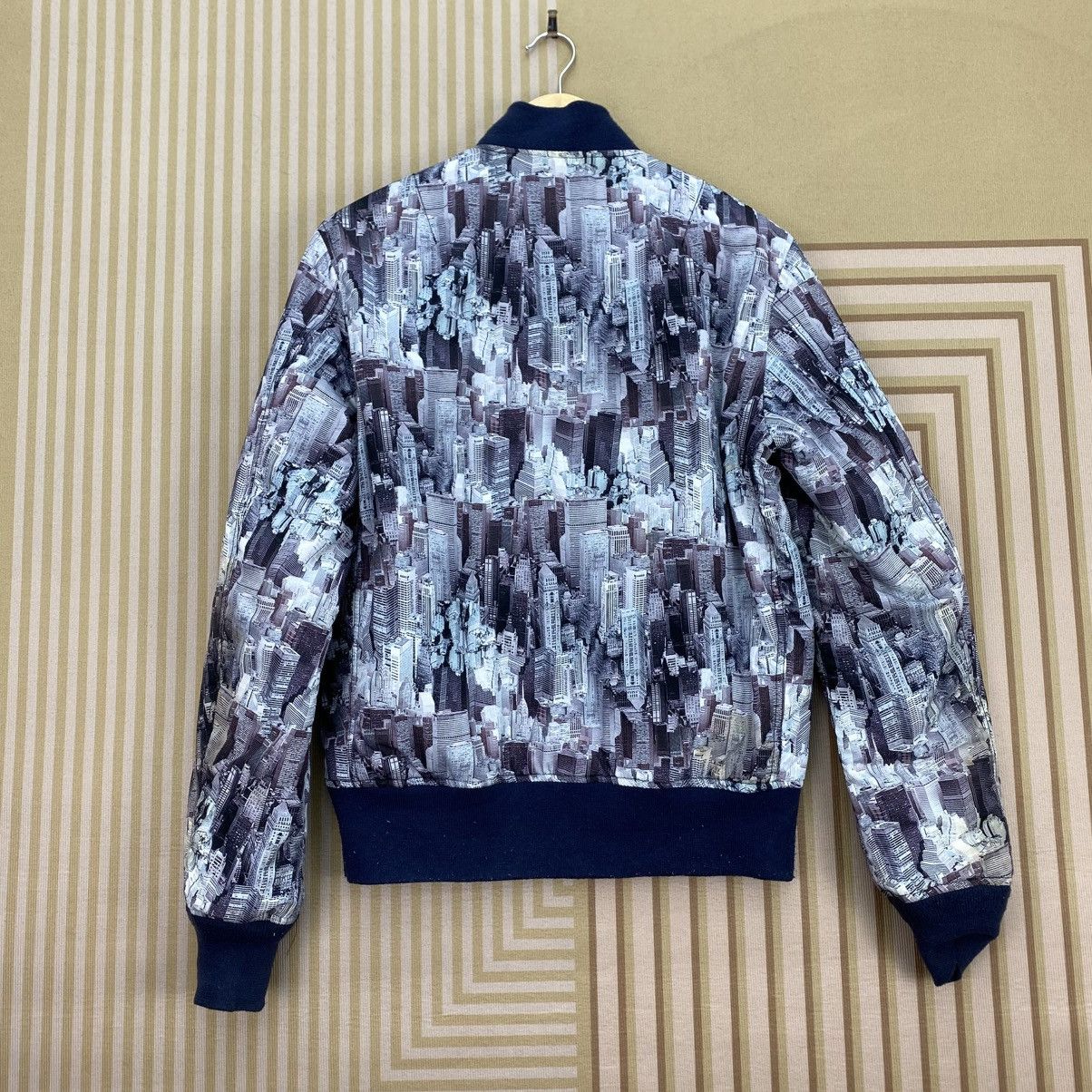 Japanese Brand 🫶 Dean & McQueen Bomber city print reversible bomber jacket Size US M / EU 48-50 / 2 - 2 Thumbnail