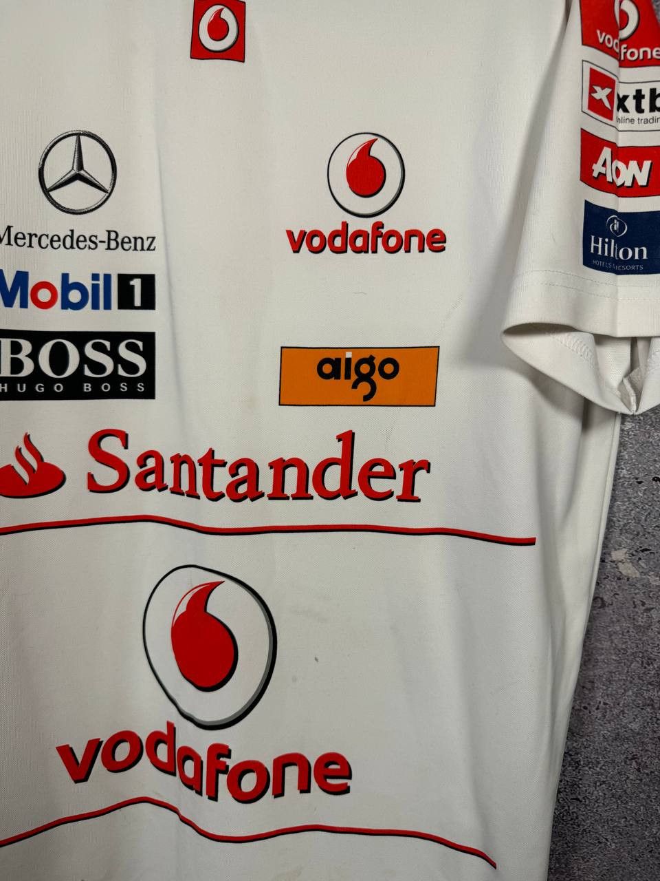 Malcolm McLaren McLaren Vodafone Mercedes F1 Team Jersey Medium Size US M / EU 48-50 / 2 - 5 Thumbnail