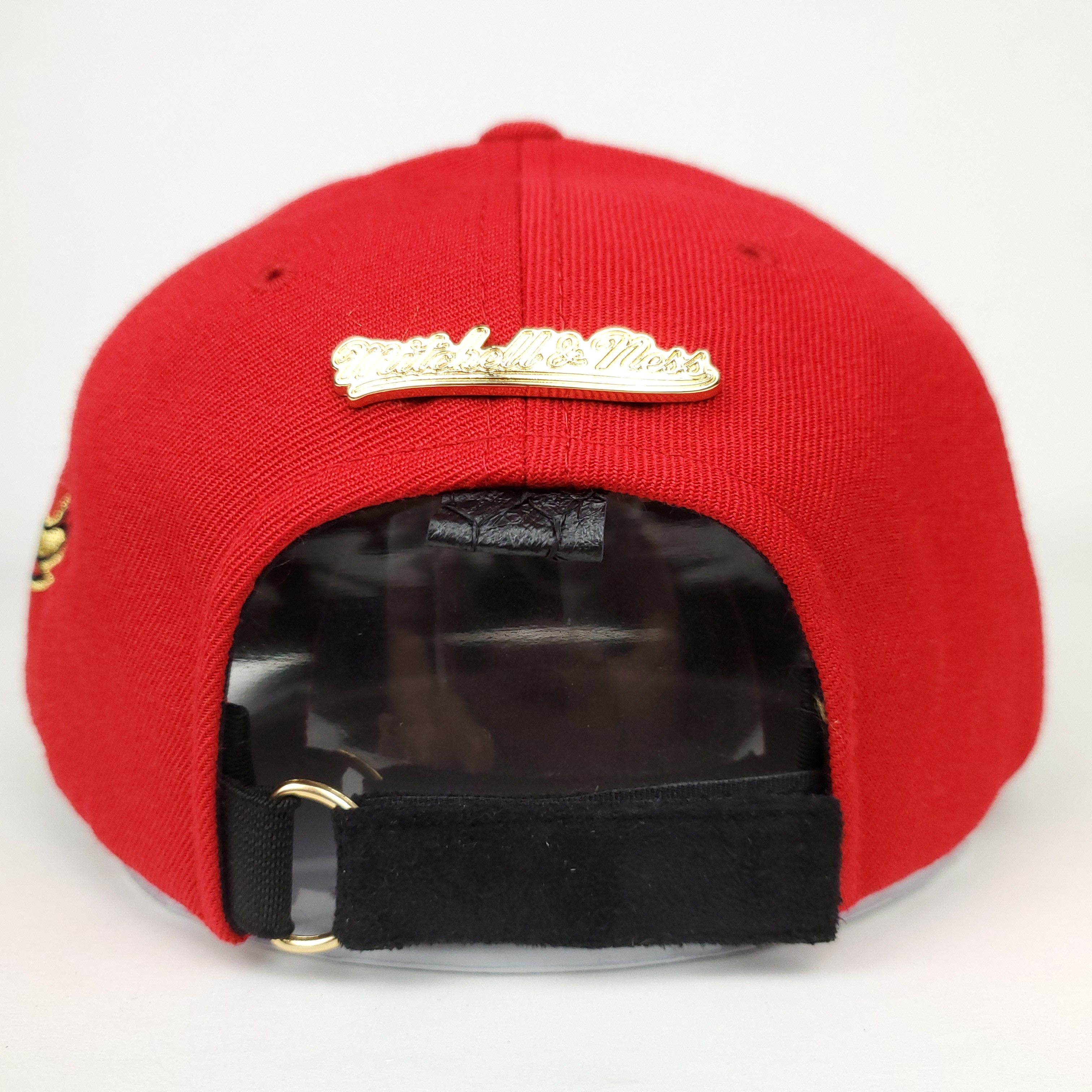 Mitchell & Ness Chicago Bulls Carp Skin Bill Strapback Hat Size ONE SIZE - 4 Thumbnail