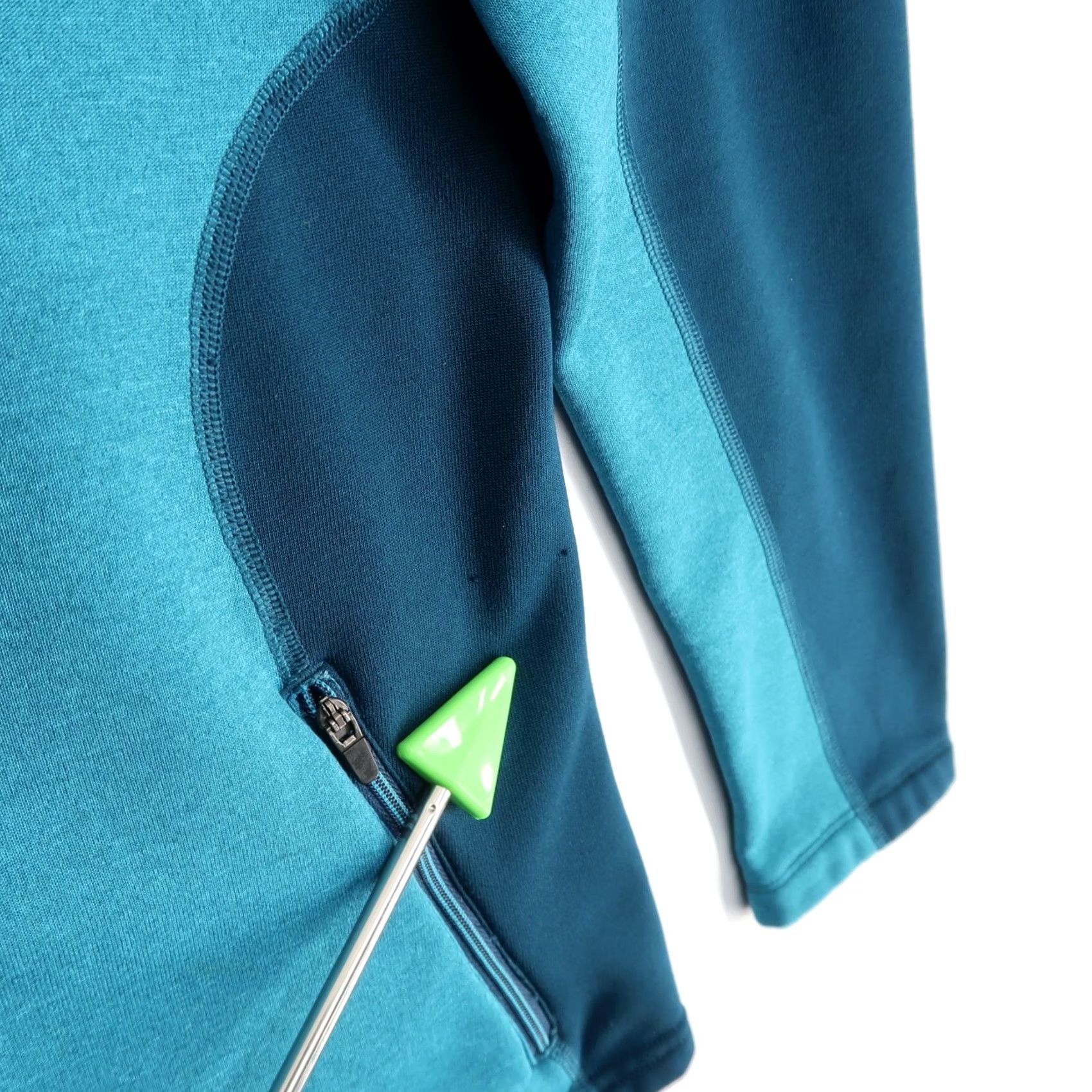 Patagonia Patagonia Capilene 4 Expedition Weight Hoodie Womens S Teal Blue Full Zip Size S / US 4 / IT 40 - 5 Thumbnail