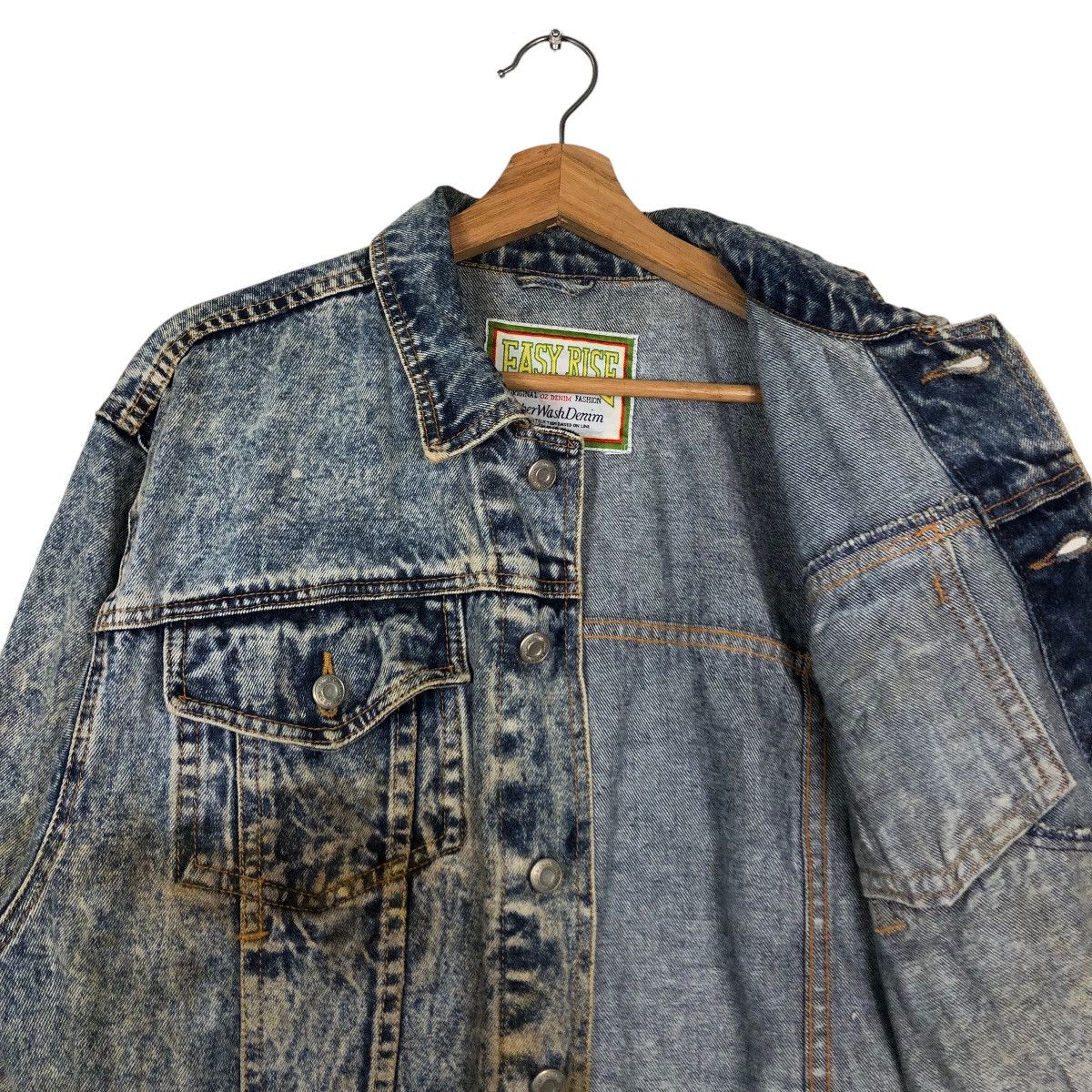 Japanese Brand 🔥90’s Vintage Cropped Denim Jacket Biker Easy Rise Japan Size US M / EU 48-50 / 2 - 10 Thumbnail