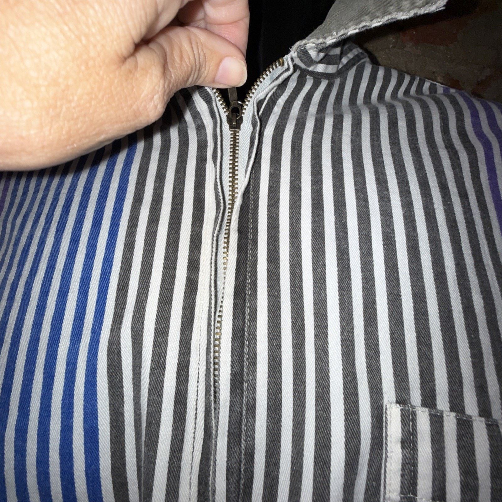 PB 0110 PB & Co. Men’s 90’s Striped Rugby Shirt Sz M 1/2 Zip preppy Size US M / EU 48-50 / 2 - 5 Thumbnail