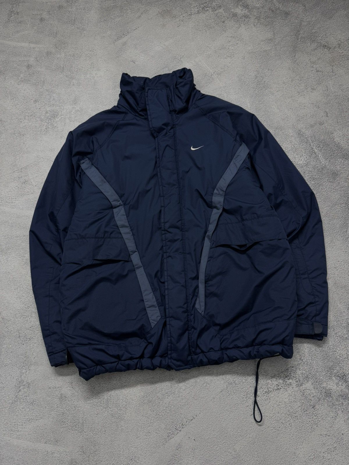 Nike Vintage Y2K Nike Nylon Mini Swoosh Jacket 00’s Size US M / EU 48-50 / 2 - 4 Thumbnail