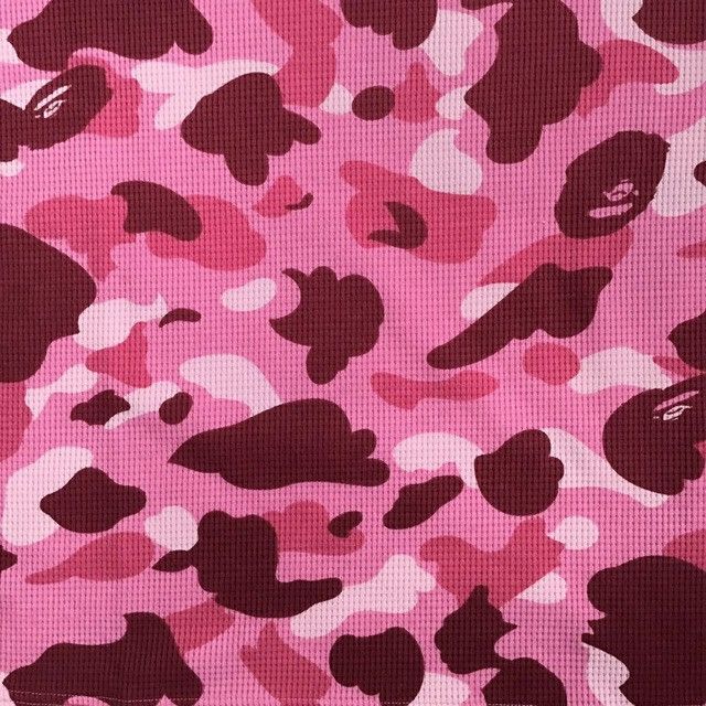 Bape × Nigo BAPE Pink camo thermal T-shirt a bathing ape NIGO Size US M / EU 48-50 / 2 - 4 Thumbnail