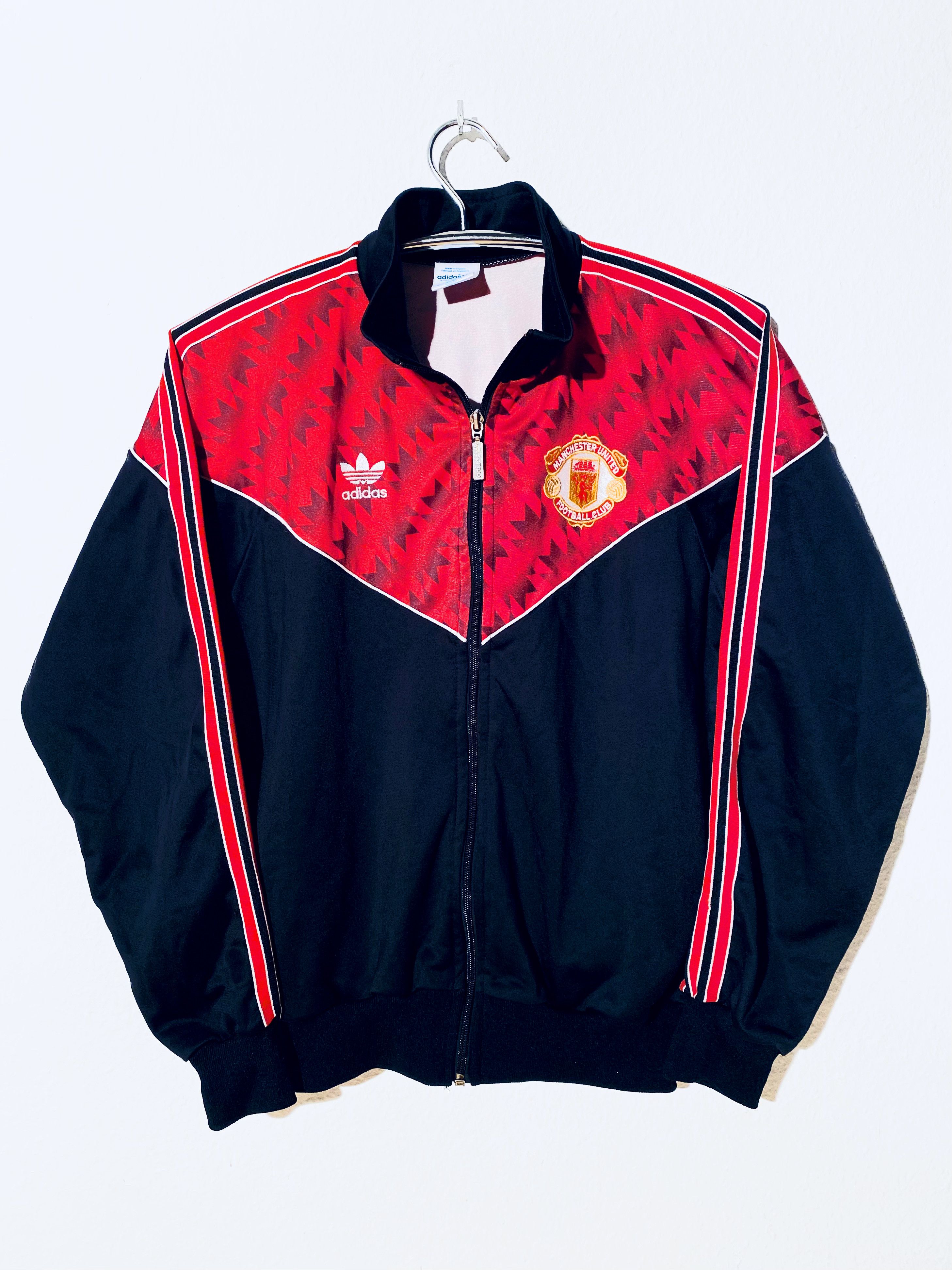 Manchester United Track Training Jacket 1990 1992