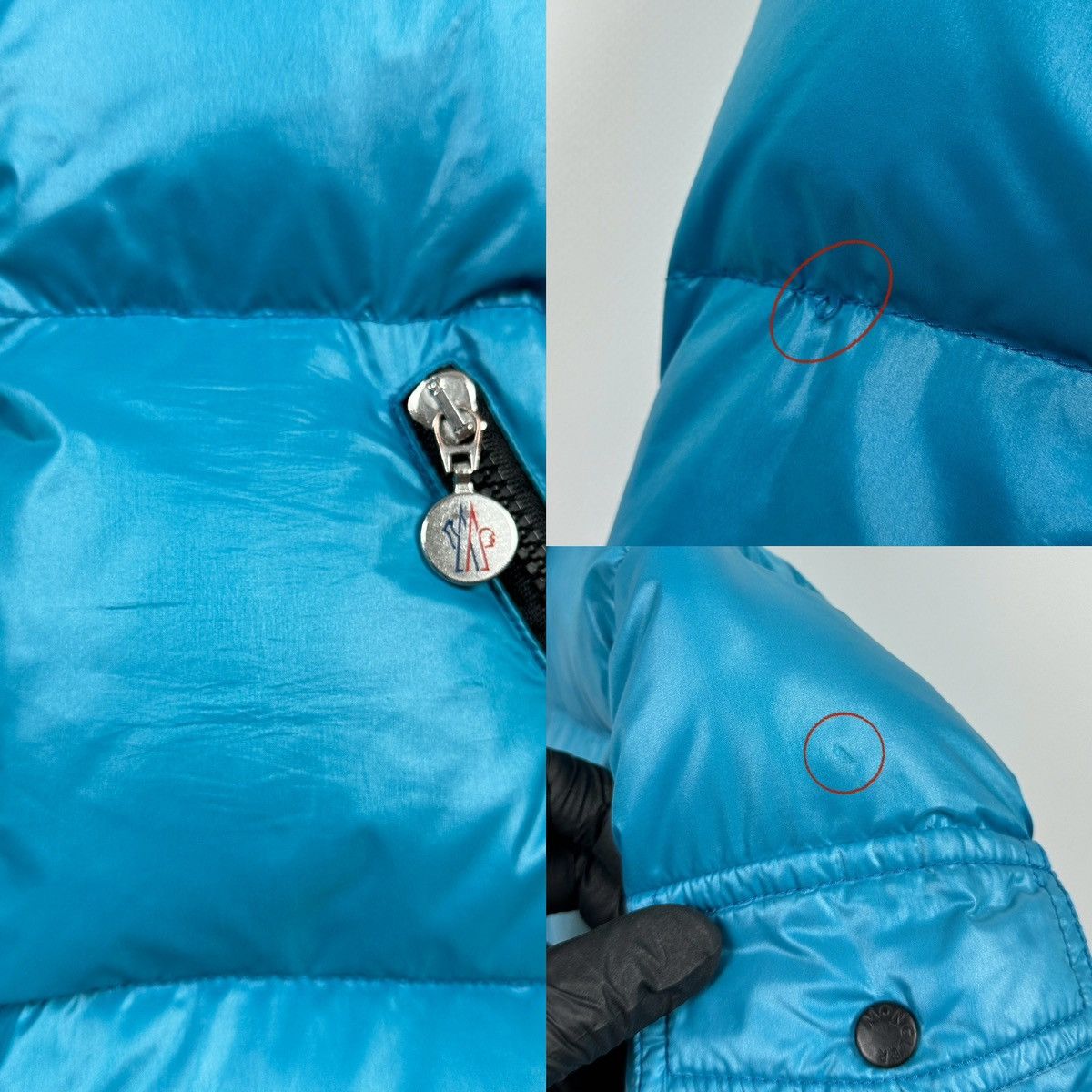 Moncler Moncler Badia Blue Hoodie Down Puffer Jacket Size M / US 6-8 / IT 42-44 - 25 Thumbnail
