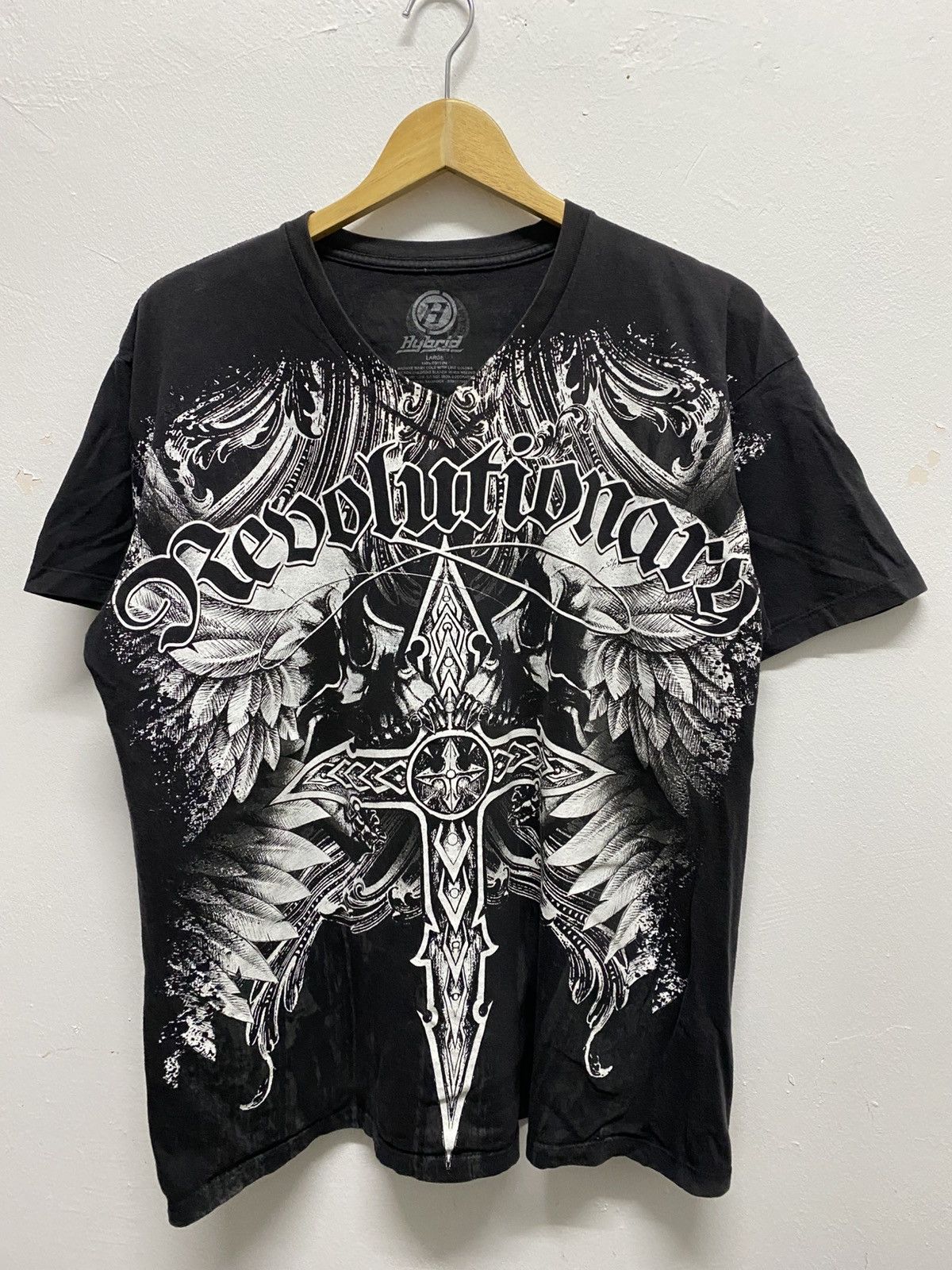 Affliction Affliction Archaic Cross & Wings Graphic Tee - Black Size US L / EU 52-54 / 3 - 2 Thumbnail