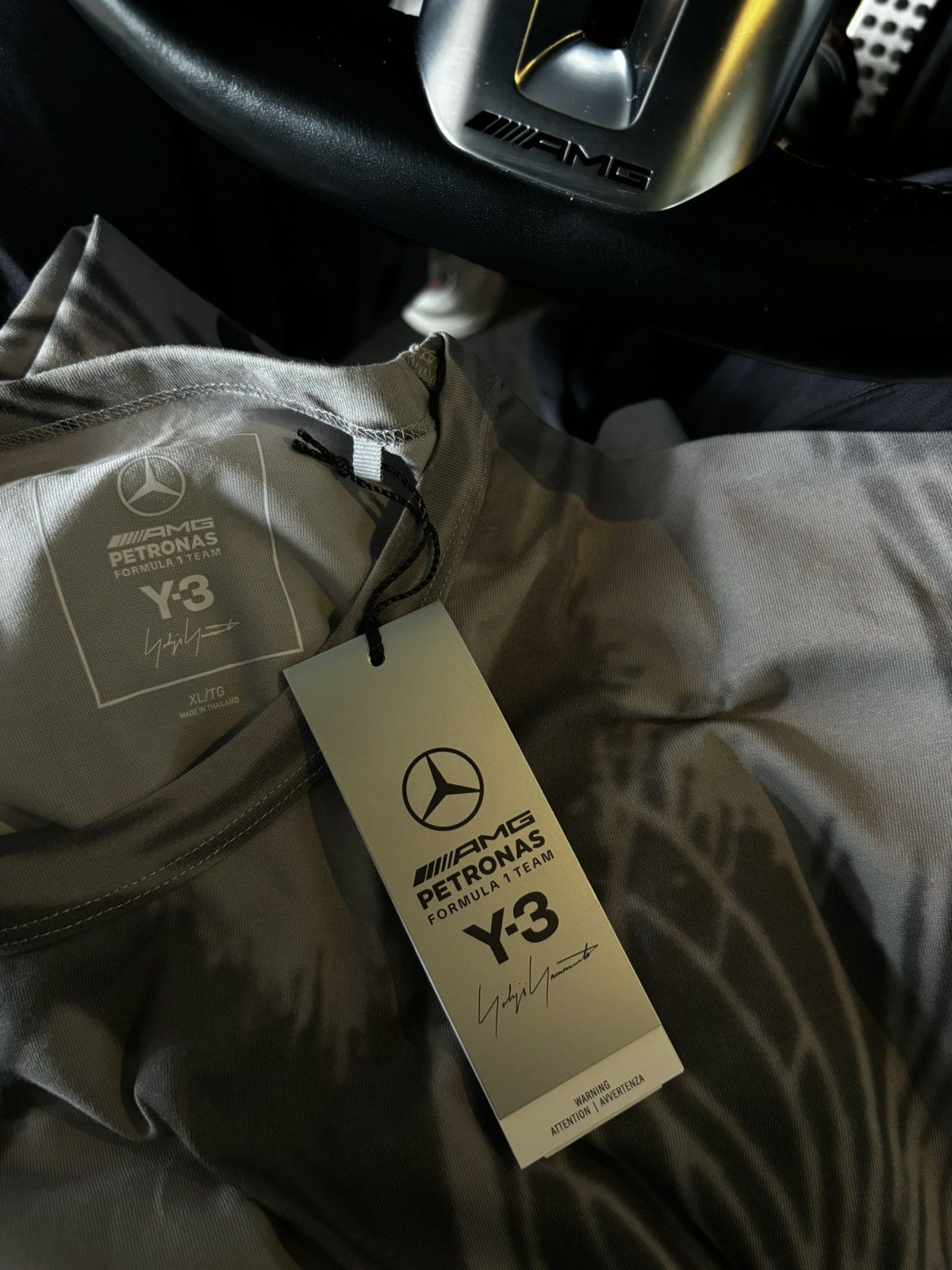 Adidas × Y-3 Adidas x Y-3 x AMG Mercedes F1 Team Wolf LongSleeve T-shirt Size US XL / EU 56 / 4 - 11 Thumbnail