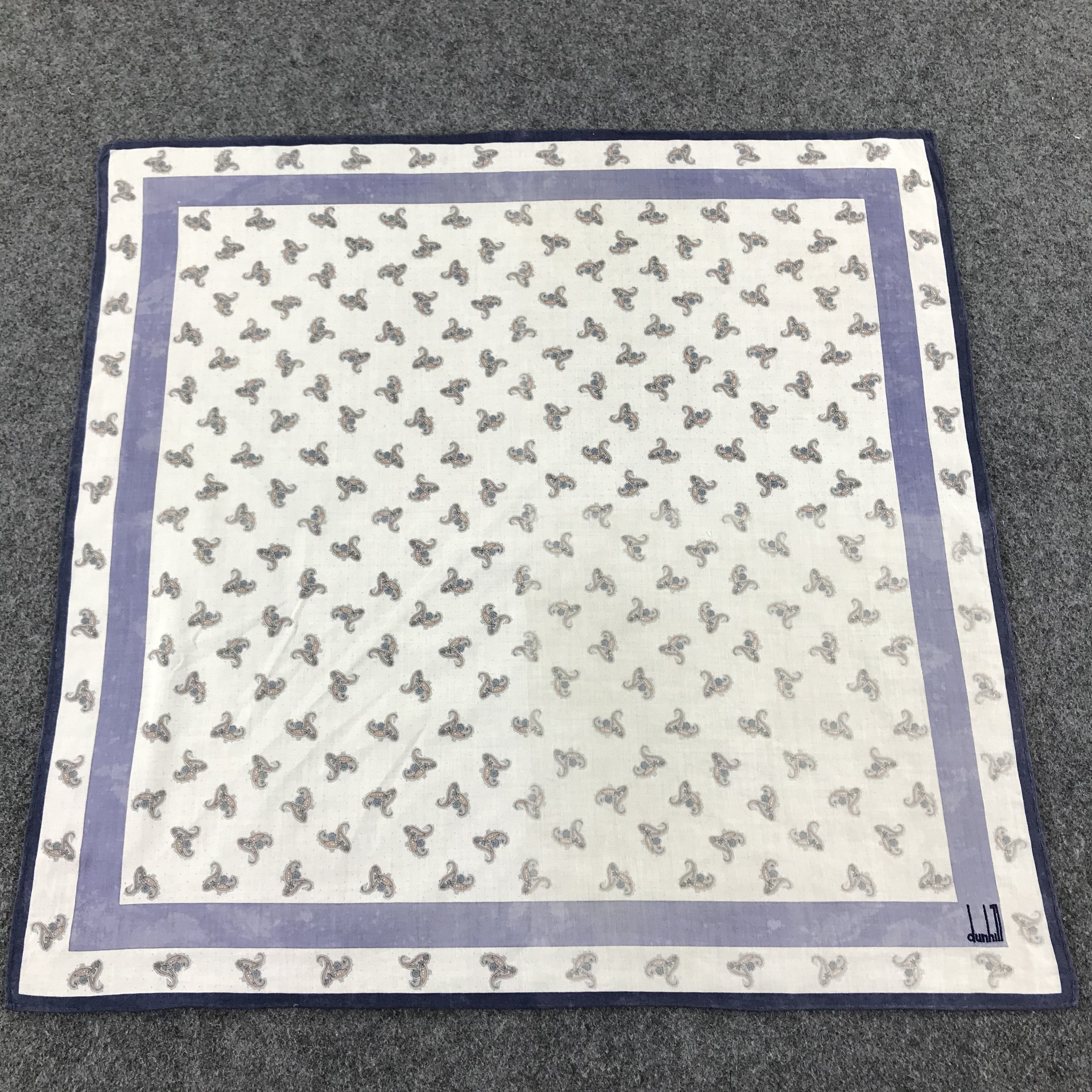 Alfred Dunhill Dunhill Handkerchief Neckerchief Bandana H484 Size ONE SIZE - 1 Thumbnail