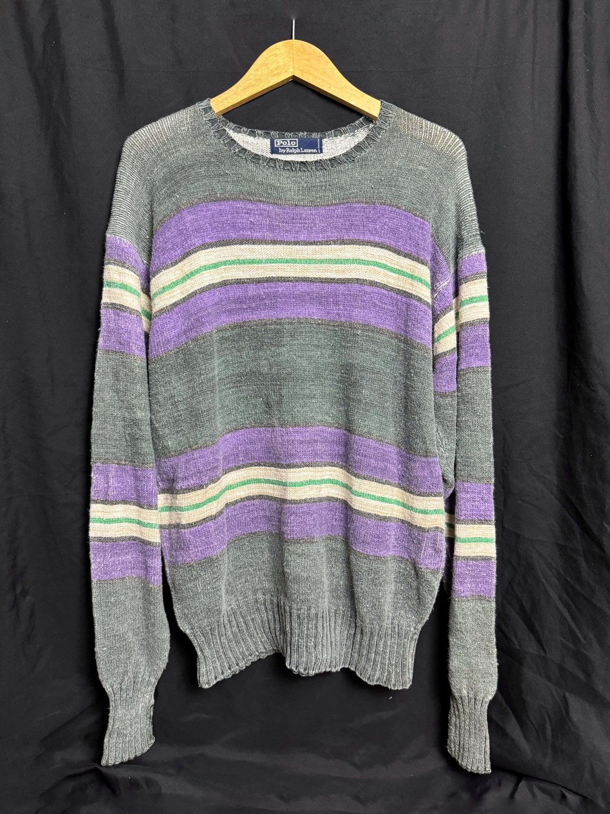 Japanese Brand × Polo Ralph Lauren × RRL Ralph Lauren RRL Polo by Ralph Lauren Knit Sweater Vintage Size US L / EU 52-54 / 3 - 1 Thumbnail