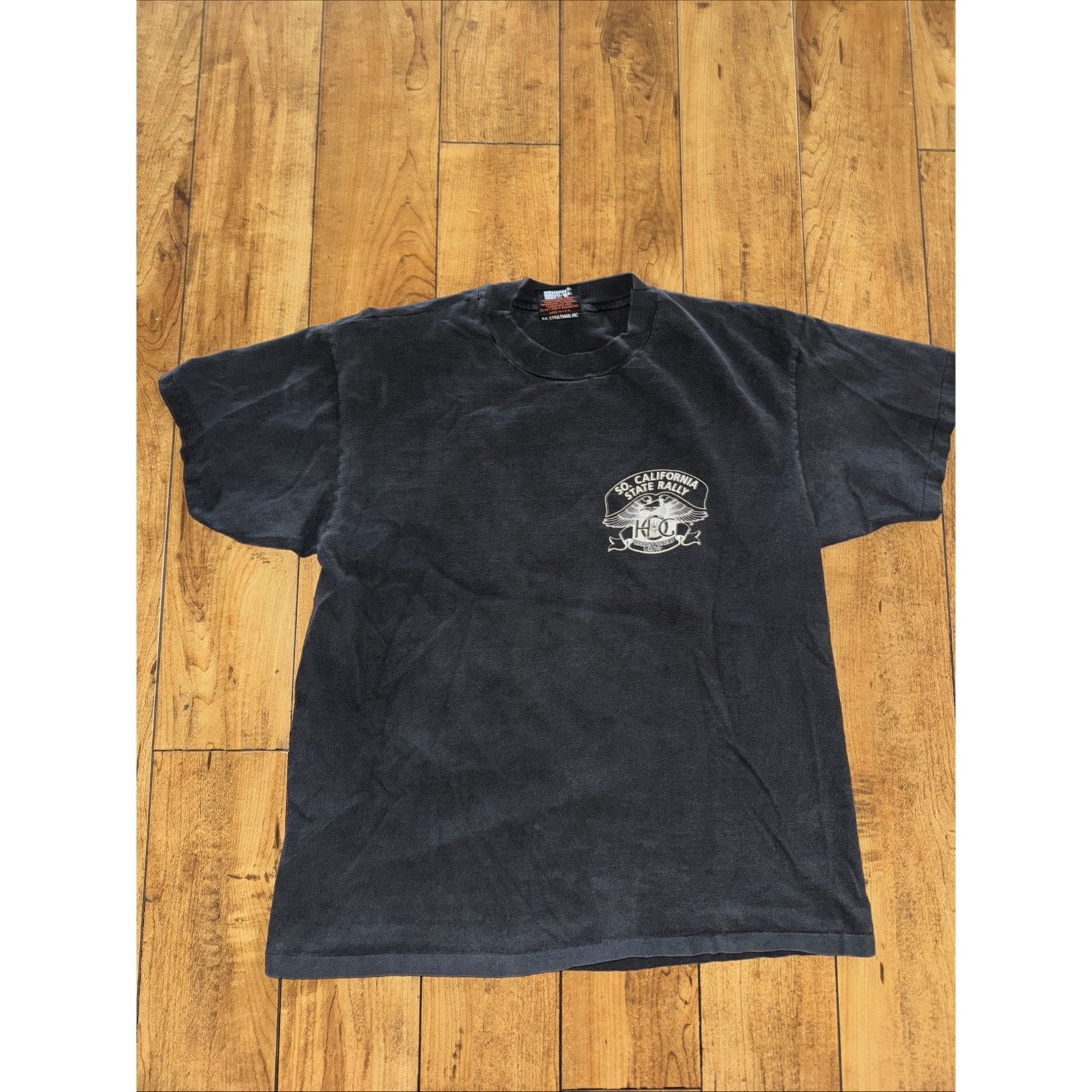 Harley Davidson × Vintage Vintage 1993 Harley Davidson T-Shirt Black 19x25 Large Size US L / EU 52-54 / 3 - 4 Thumbnail