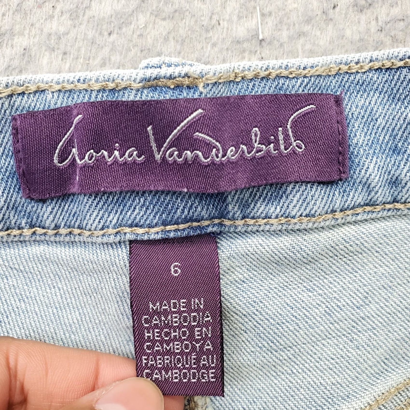Gloria Vanderbilt Gloria Vanderbilt Jeans Womens 6 Blue Denim Stretch Relaxed Fit Straight Leg Size 28" / US 6 / IT 42 - 7 Thumbnail