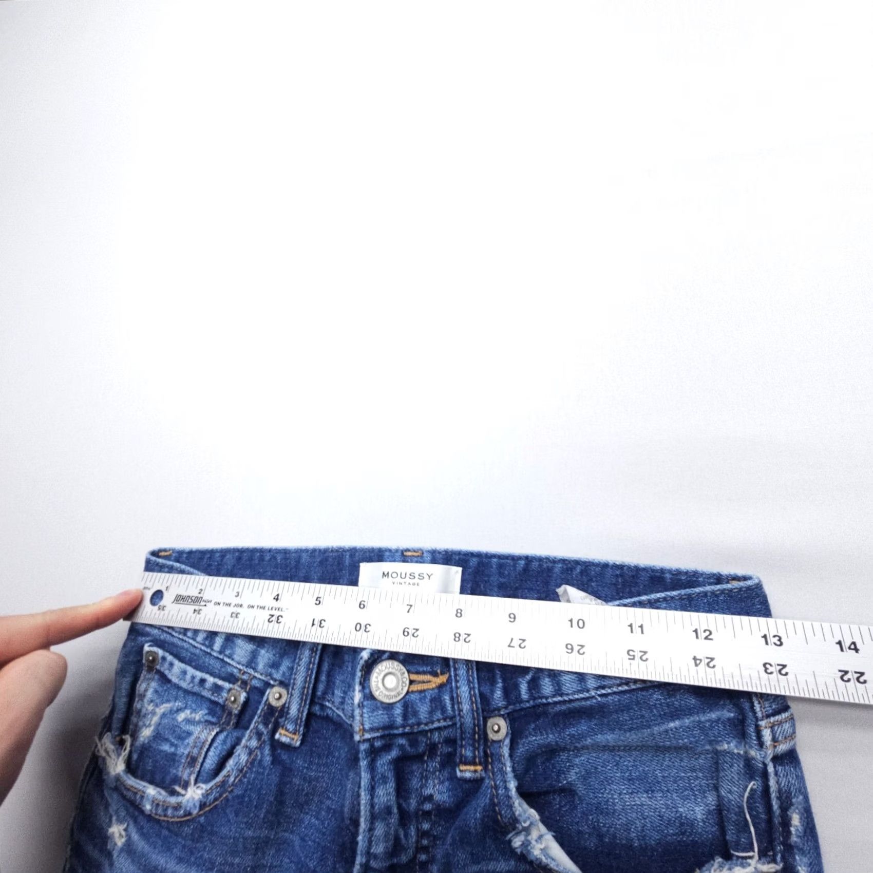MOUSSY Moussy Vintage Howa Cropped Jeans 26 x 23" Dark Wash Slim Denim Women City Jeans Size 26" / US 2 / IT 38 - 6 Thumbnail