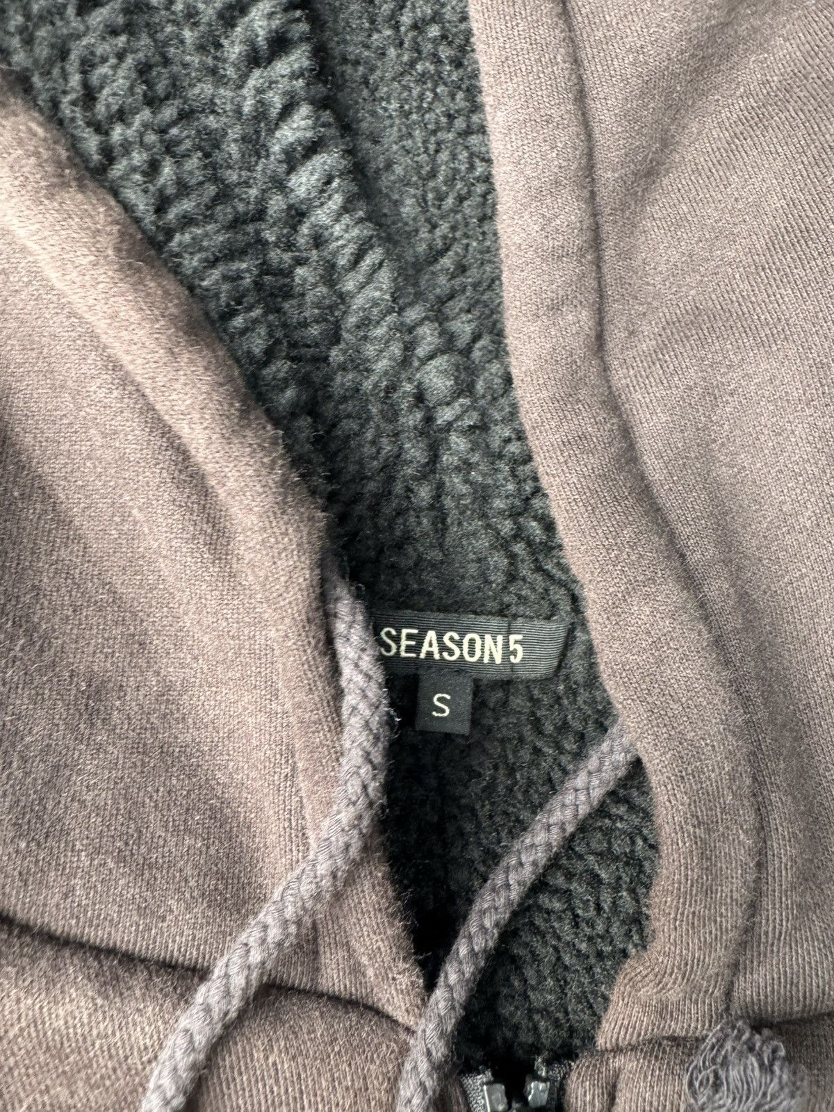 Yeezy Season 5 sherpa lined hoodie Size US S / EU 44-46 / 1 - 4 Thumbnail