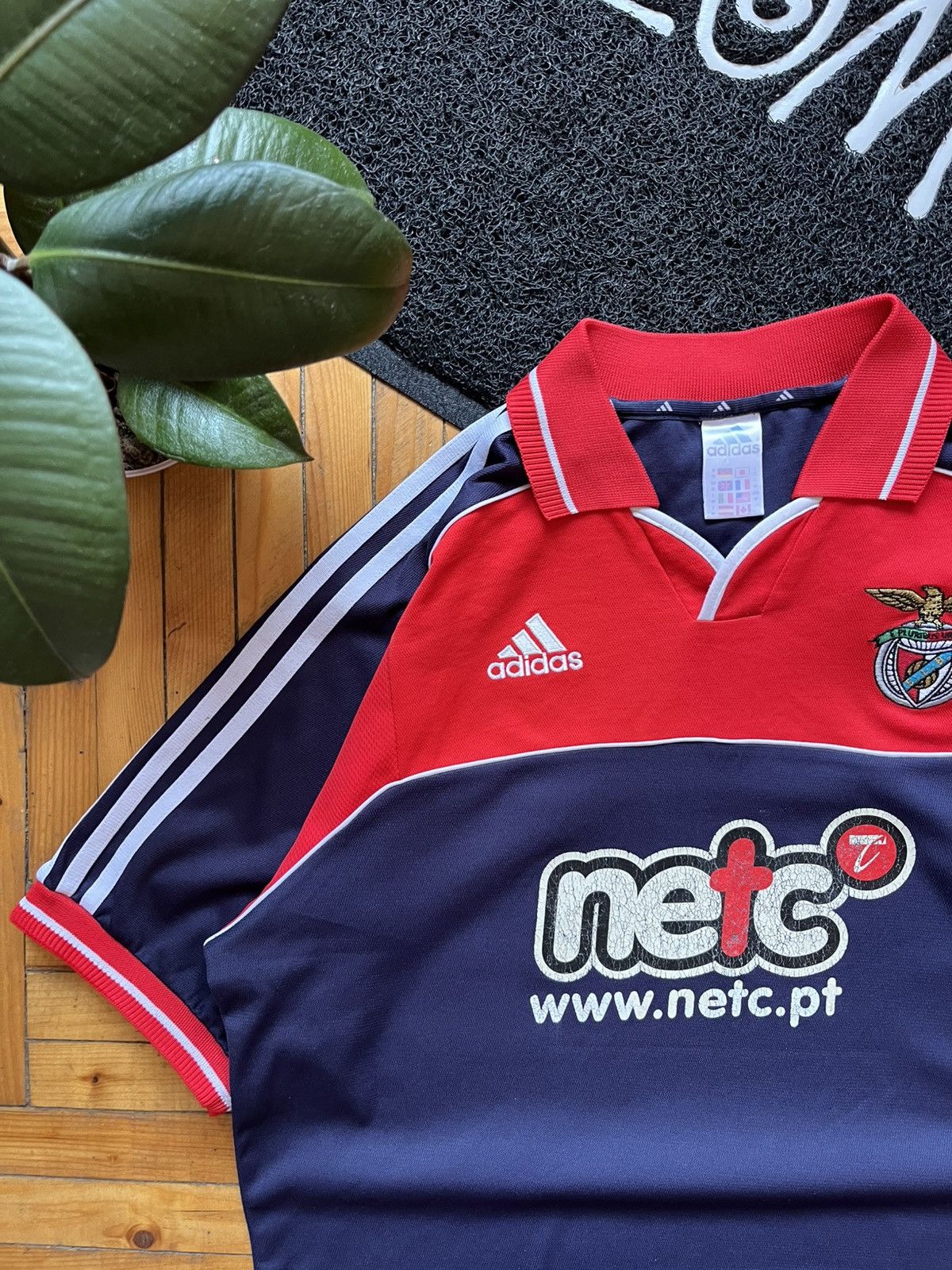 Adidas Vintage SL Benfica 2000/01 Soccer Football Away Jersey Size US M / EU 48-50 / 2 - 2 Thumbnail