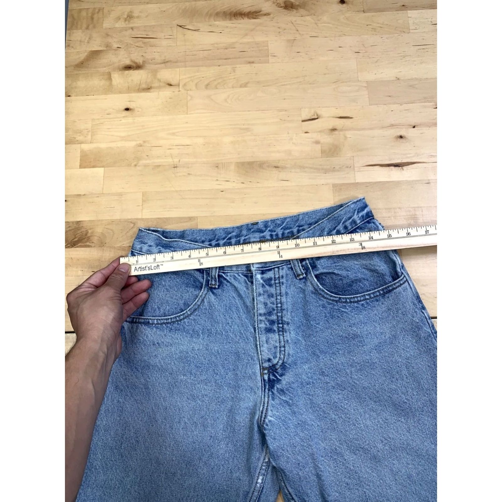 Vintage J Galt Jeans Women S Blue Straight 5-Pocket Button Fly Denim Vintage No Size 28" / US 6 / IT 42 - 5 Thumbnail