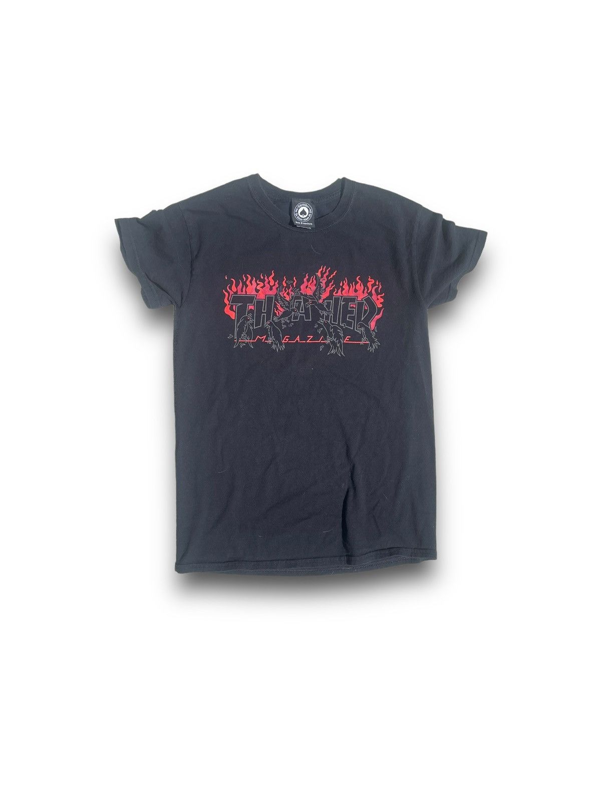 Thrasher Thrasher Skate Logo Crow Flame Tee Size US M / EU 48-50 / 2 - 1 Thumbnail