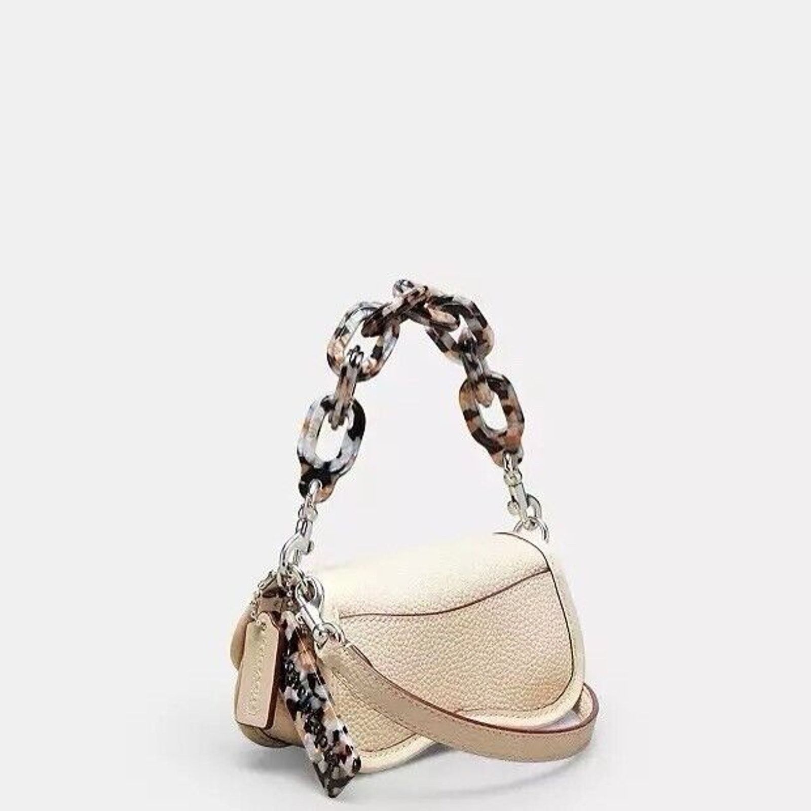 Coach NWT Coach Mini Wavy Dinky Bag Coachtopia White CQ852 Size ONE SIZE - 8 Thumbnail