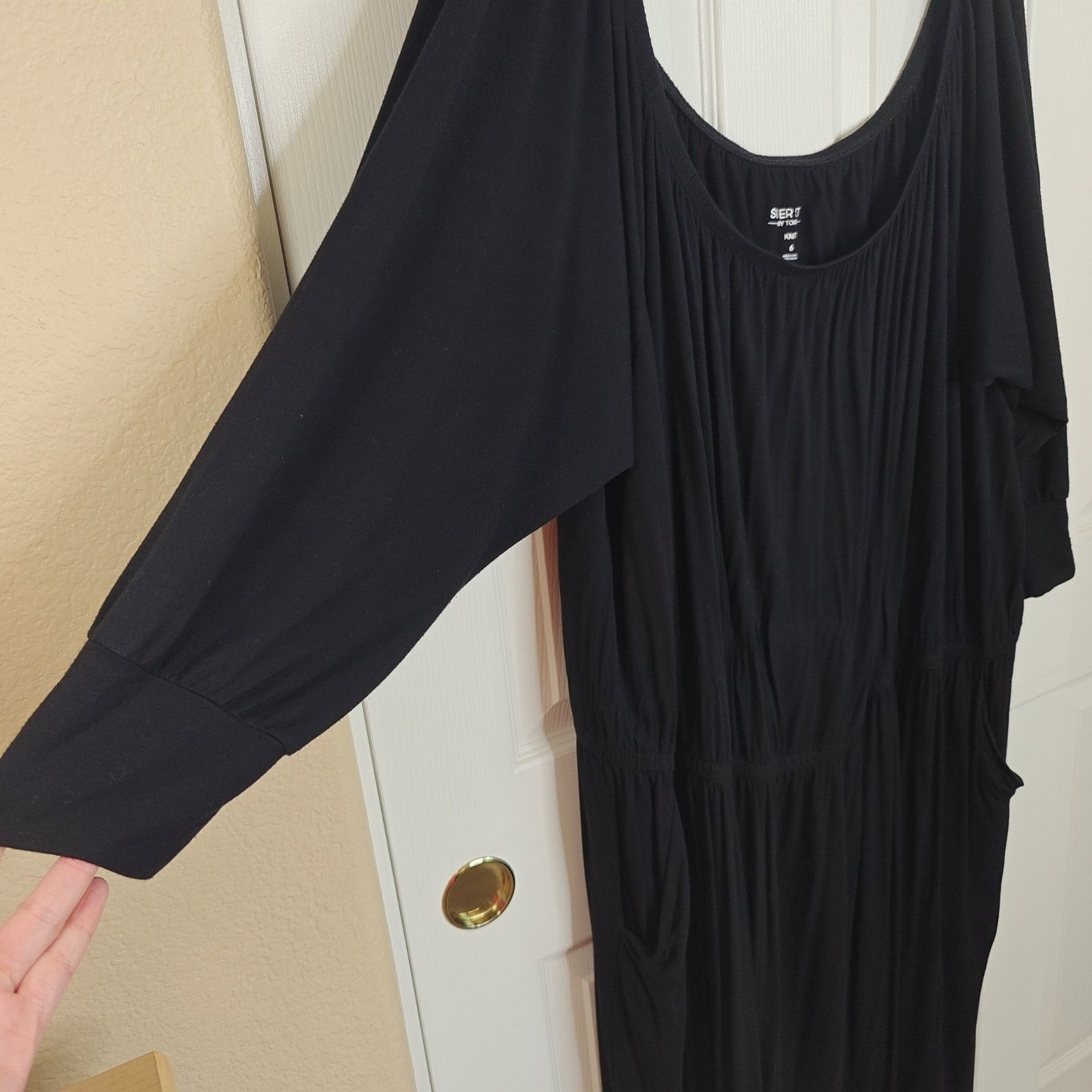 Torrid Torrid black midi supersoft slit dress sz 6/6X Size 4XL / US 24-26 - 6 Thumbnail