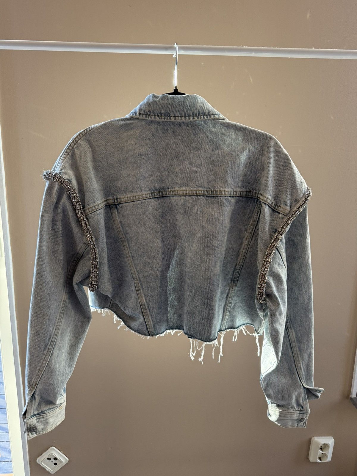 Sandro Sandro rhinestone jeans jacket Size S / US 4 / IT 40 - 4 Thumbnail