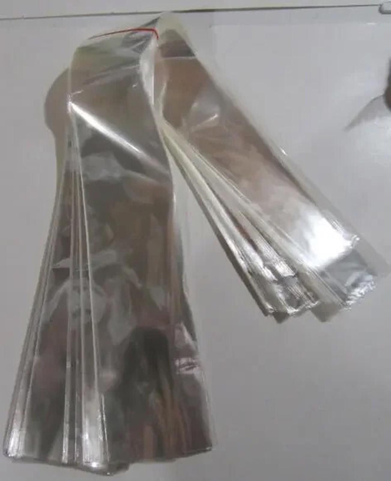 The Unbranded Brand 100 Clear Plastic Protective Necktie Sleeves Brand New Size ONE SIZE - 1 Thumbnail