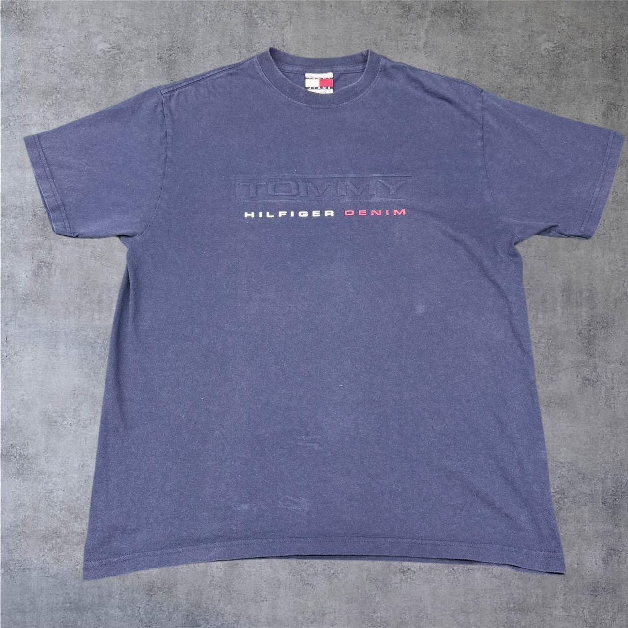 Tommy Hilfiger × Vintage Vintage Tommy Hilfiger Tshirt Size US M / EU 48-50 / 2 - 2 Thumbnail