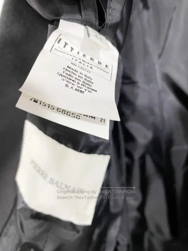 Balmain Balmain Black Men's Casual Jacket . Size US XS / EU 42 / 0 - 5 Thumbnail