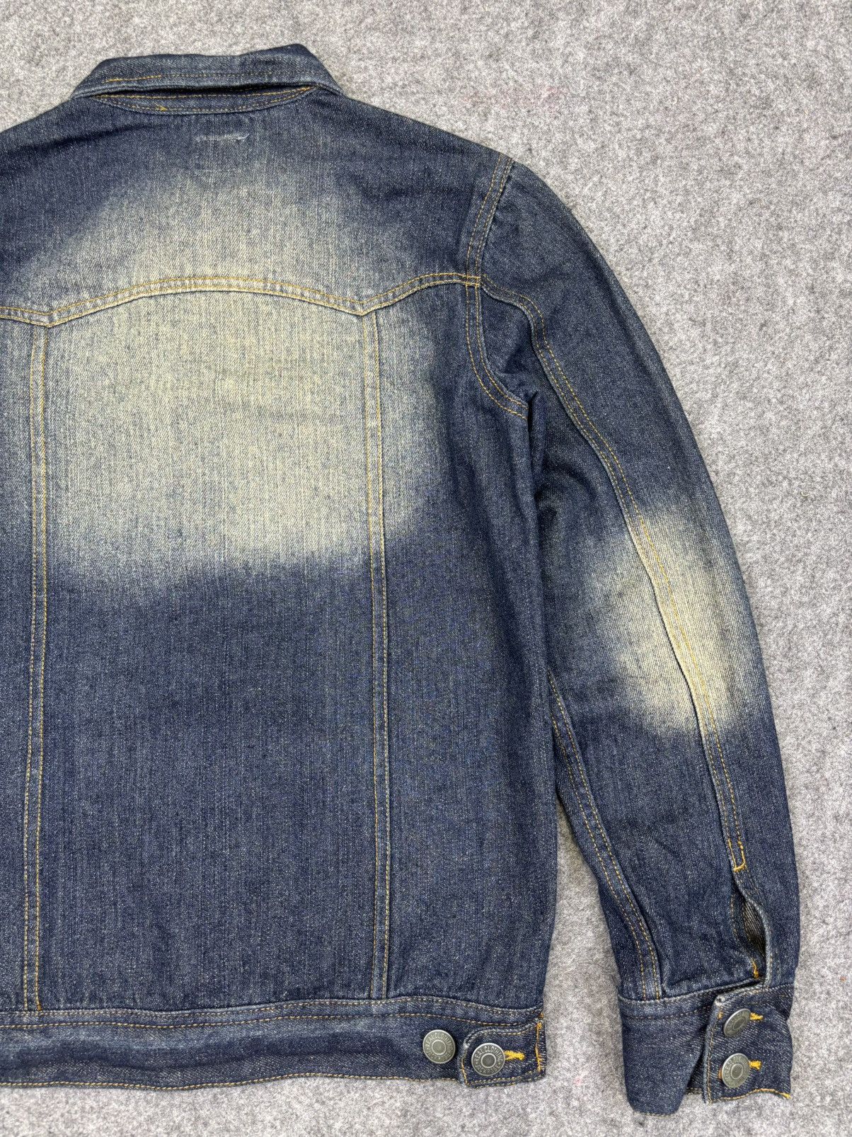 JACKROSE Jackrose Insane Stone Wash Fades Trucker Jacket F819 Size US S / EU 44-46 / 1 - 8 Thumbnail