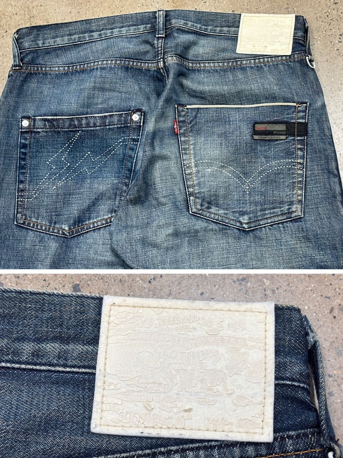 Fragment Design × Levi's Levis Fenom 505 jeans W34 Size US 34 / EU 50 - 2 Thumbnail