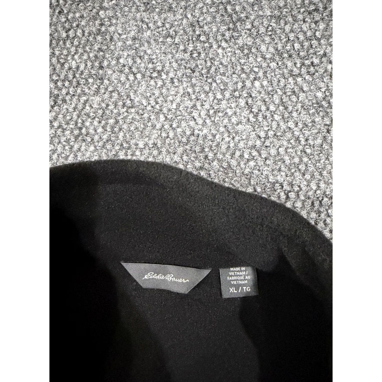 Eddie Bauer VINTAGE? No — Eddie Bauer Vest Womens XL Black Fleece Full Zip Cytiva Logo Outdoor Size XL / US 12-14 / IT 48-50 - 5 Thumbnail