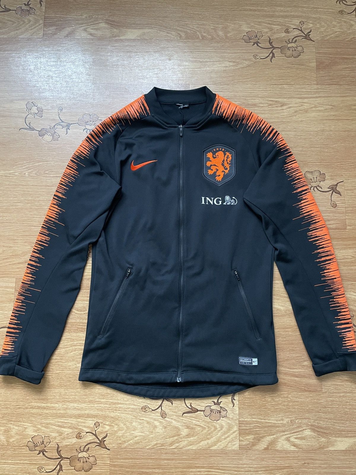 Nike Nike Netherlands Jacket S KNVB ING Soccer Anthem Zip Track Size US S / EU 44-46 / 1 - 2 Thumbnail