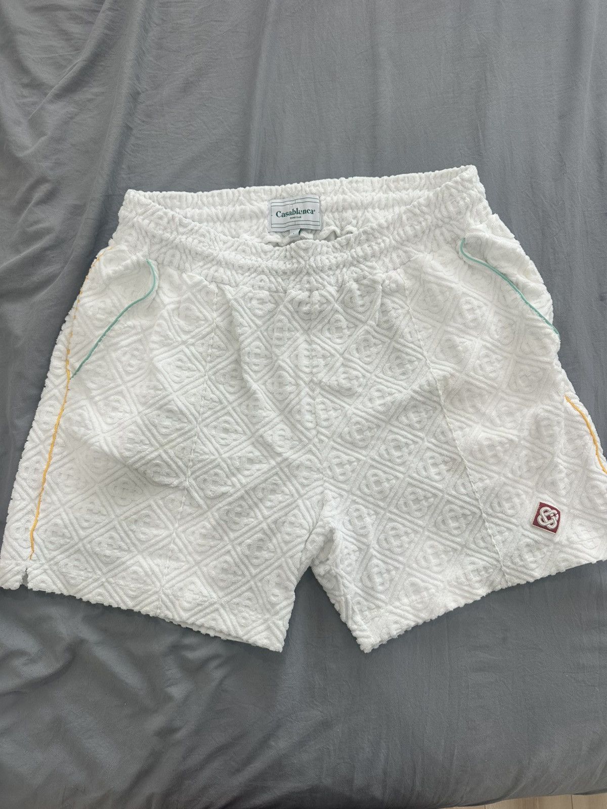 Casablanca Casablanca Monogram Jacquard Towelling Shorts sz Large Size US 34 / EU 50 - 5 Thumbnail