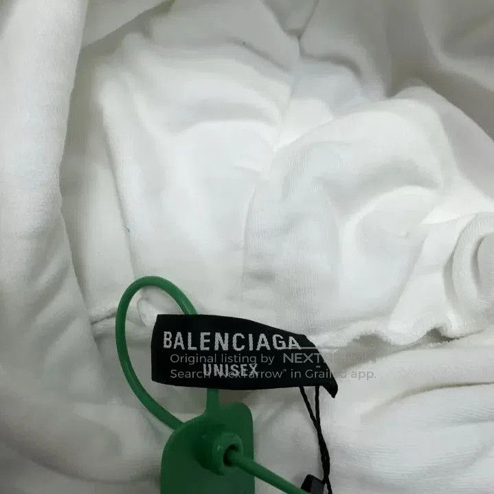 Balenciaga Balenciaga x WFP White Logo Hoodie. Size US S / EU 44-46 / 1 - 2 Thumbnail