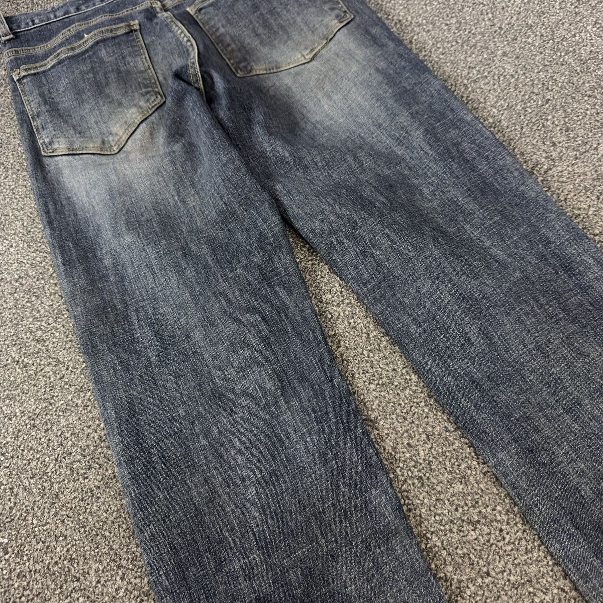Indigo 🇯🇵 Japanese Indigo Denim Rugged Jeans Size US 30 / EU 46 - 9 Thumbnail