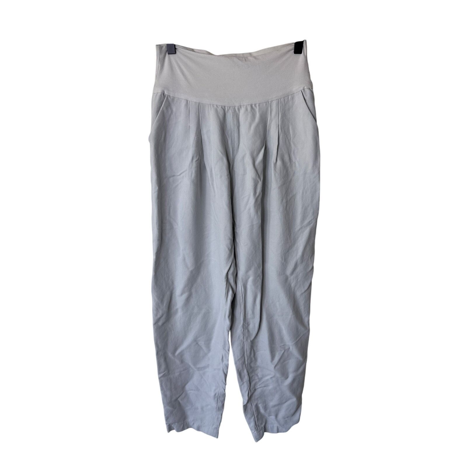 HUMANOID HUMANOID Pull on Ankle Pants Gray 100% Viscos Size XS Size 26" / US 2 / IT 38 - 1 Thumbnail