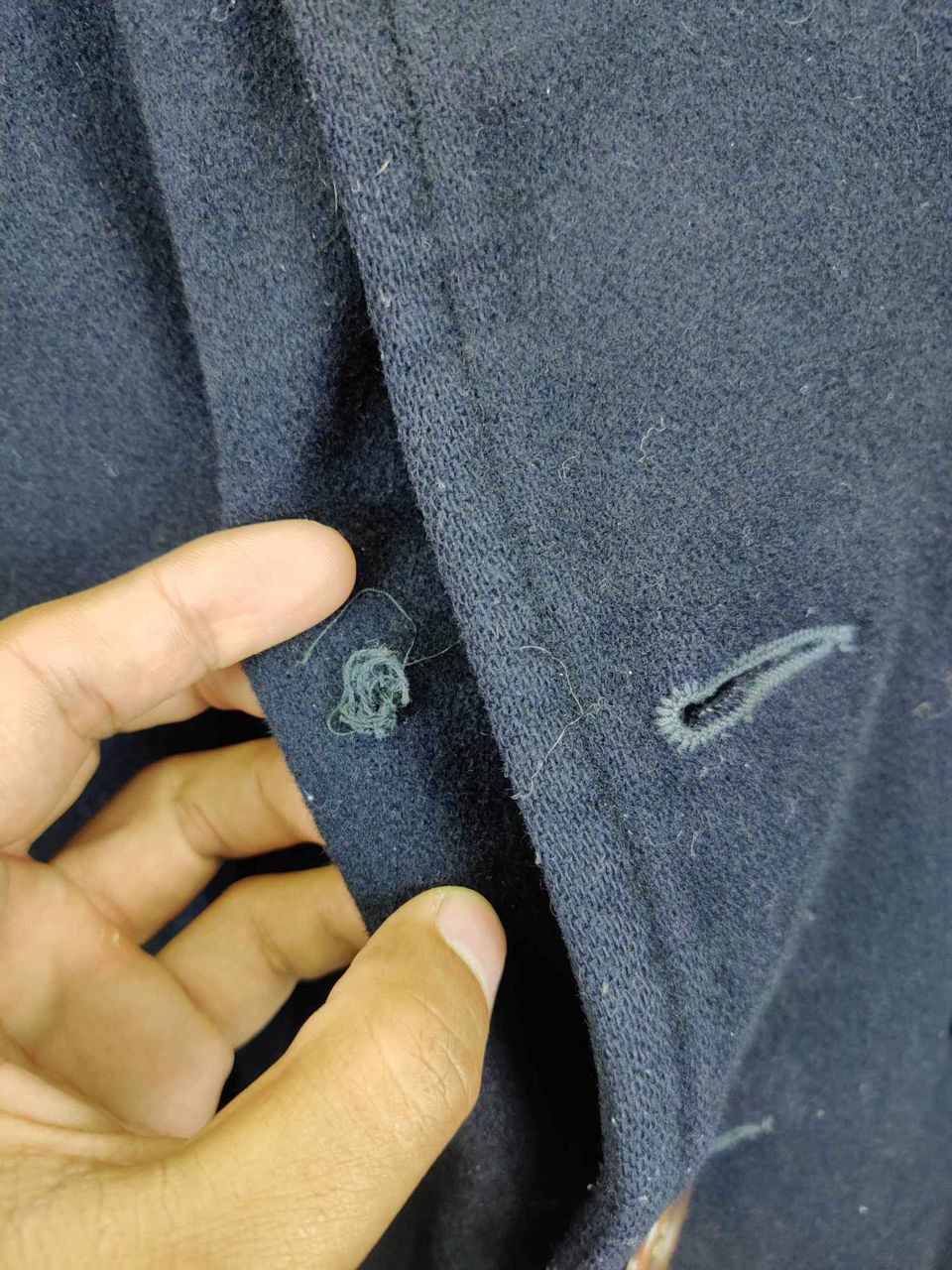 Blue Blue Japan Vintage Blue Blue Japan Double Breasted Wool Coat Size US M / EU 48-50 / 2 - 11 Thumbnail
