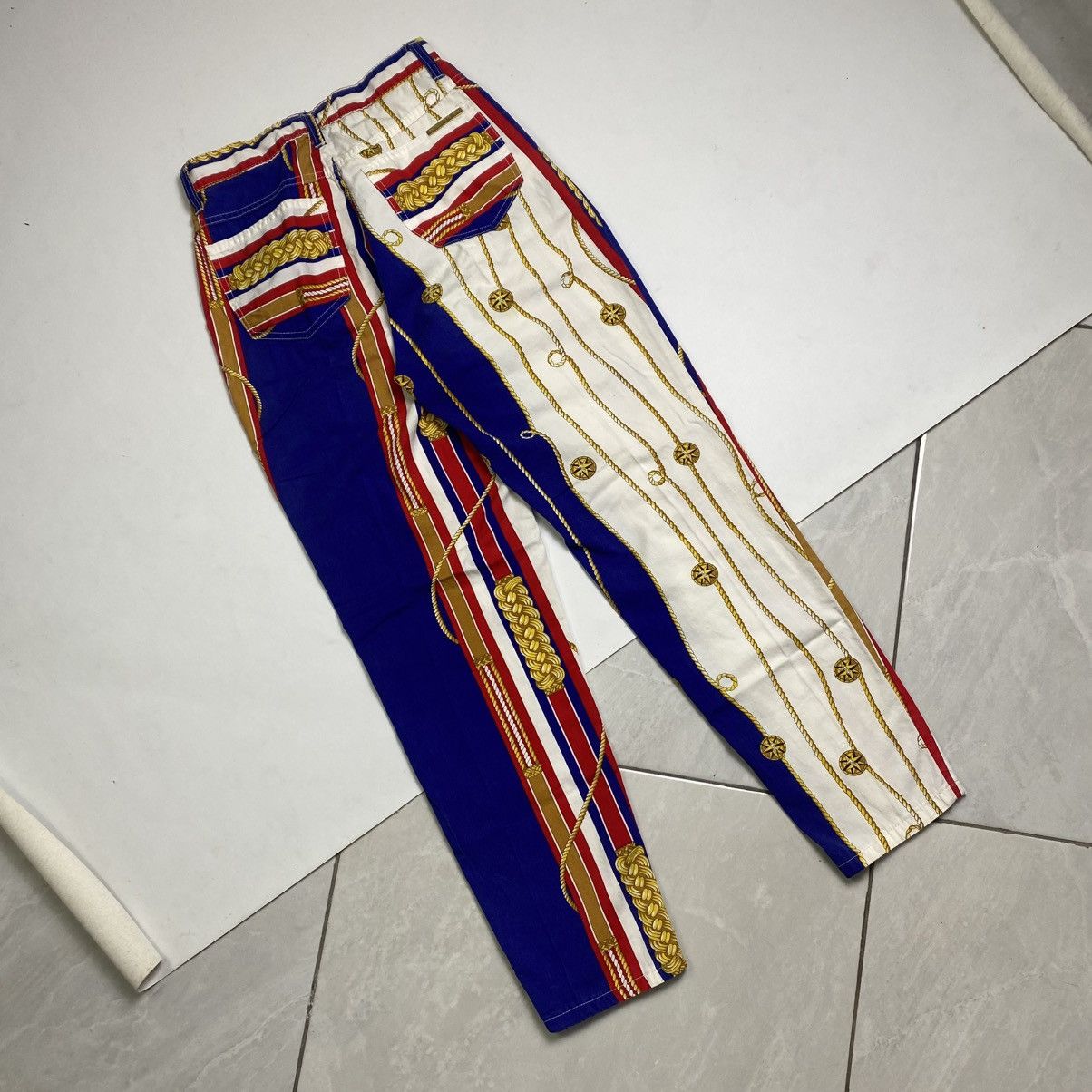 Trussardi Archive Trussardi Pattern Baroque pants Size 26" / US 2 / IT 38 - 7 Thumbnail
